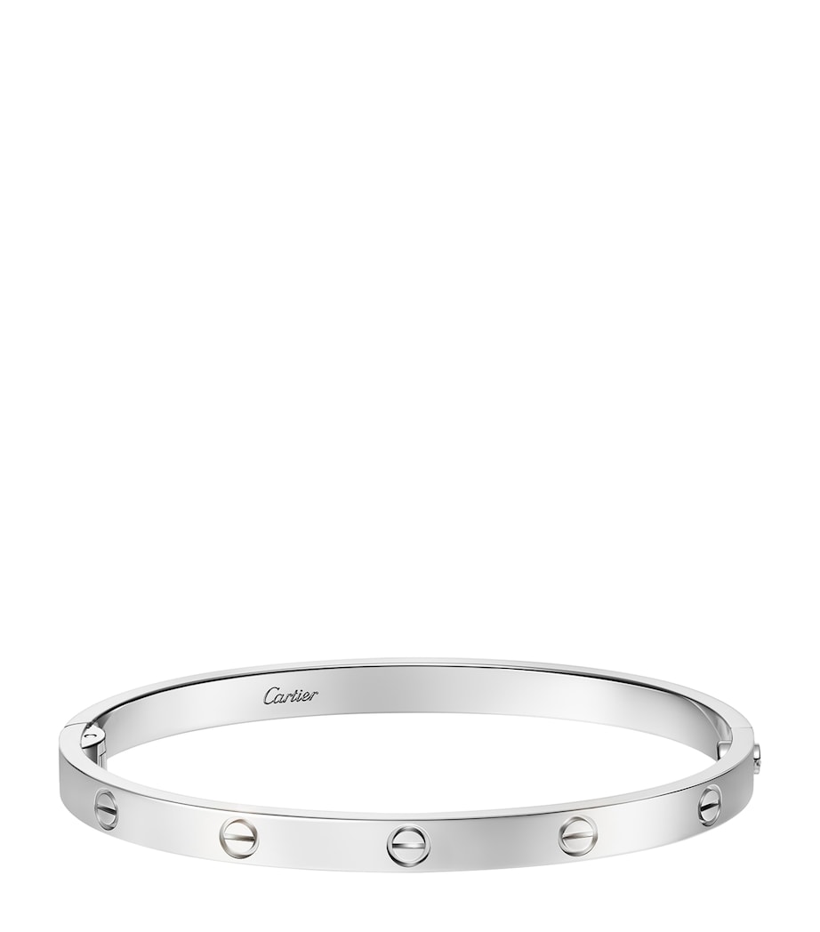 LOVE Medium White Gold Bracelet WHITE GOLD Image 1