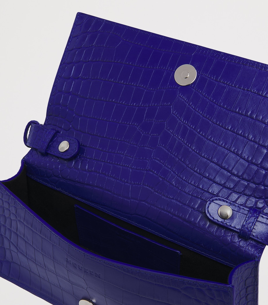 Leather Skull Four-Ring Top-Handle Bag 4134 Image 6