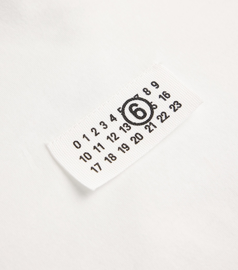 MM6 Maison Margiela Mens Cotton Numeric Tab T-Shirt Image 5