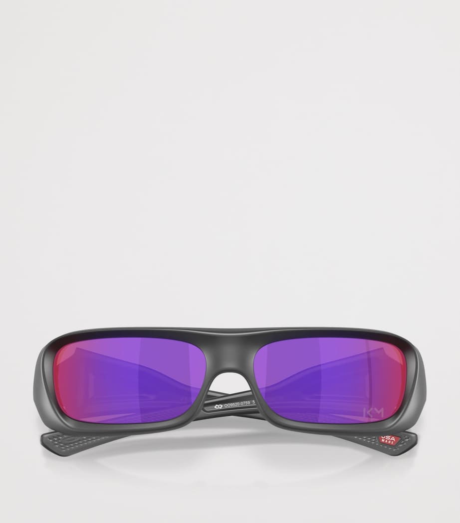Oakley Kylian Mbappé Signature Series Permian Rectangle Sunglasses Black Image 6
