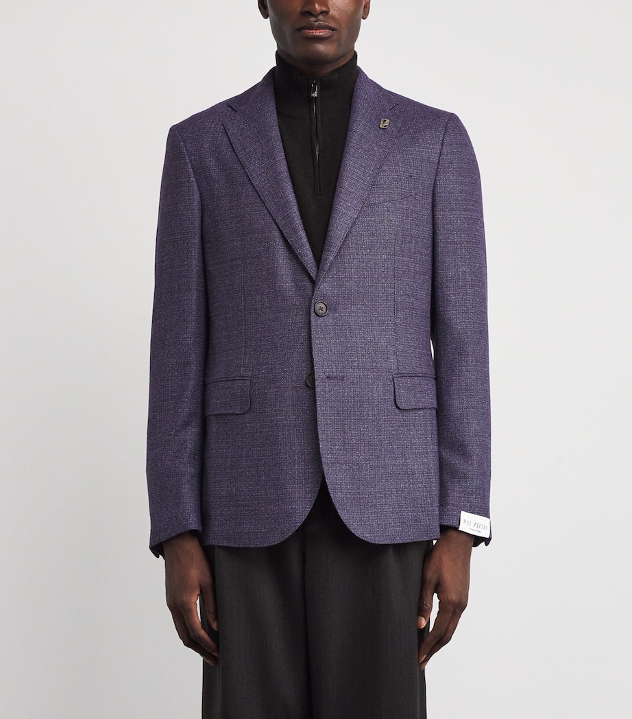 Wool Blazer 75 VIOLET Image 3