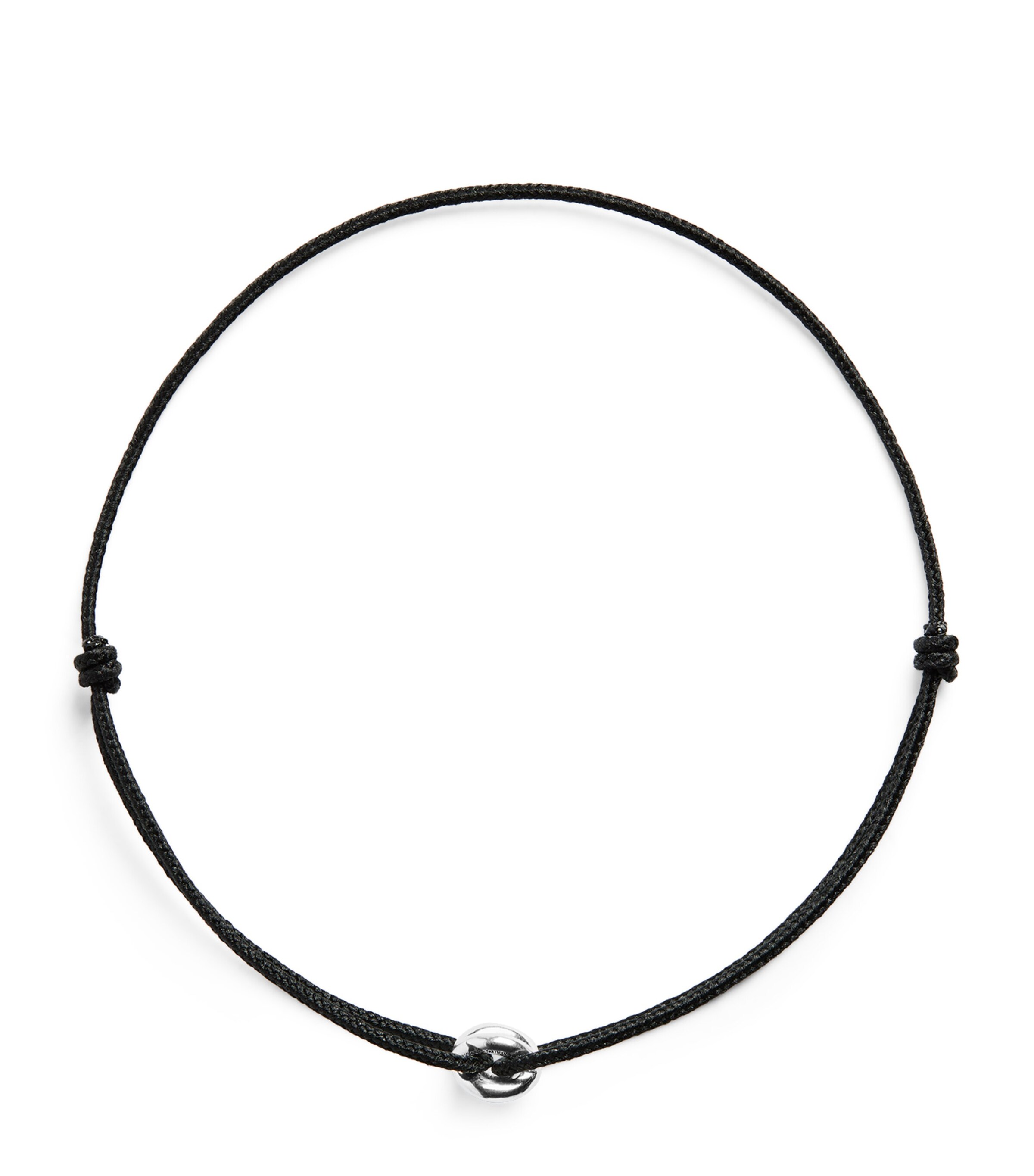 Polished Sterling Silver Le 1g Bracelet BLACK Image 1