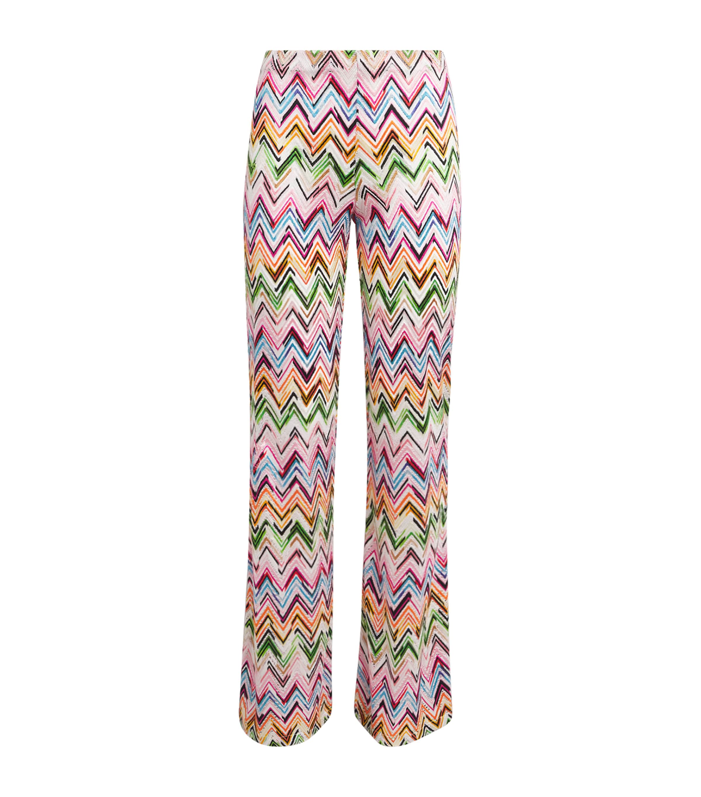 Zigzag Wide-Leg Trousers SM9Z9MULTICOLOUR Image 1