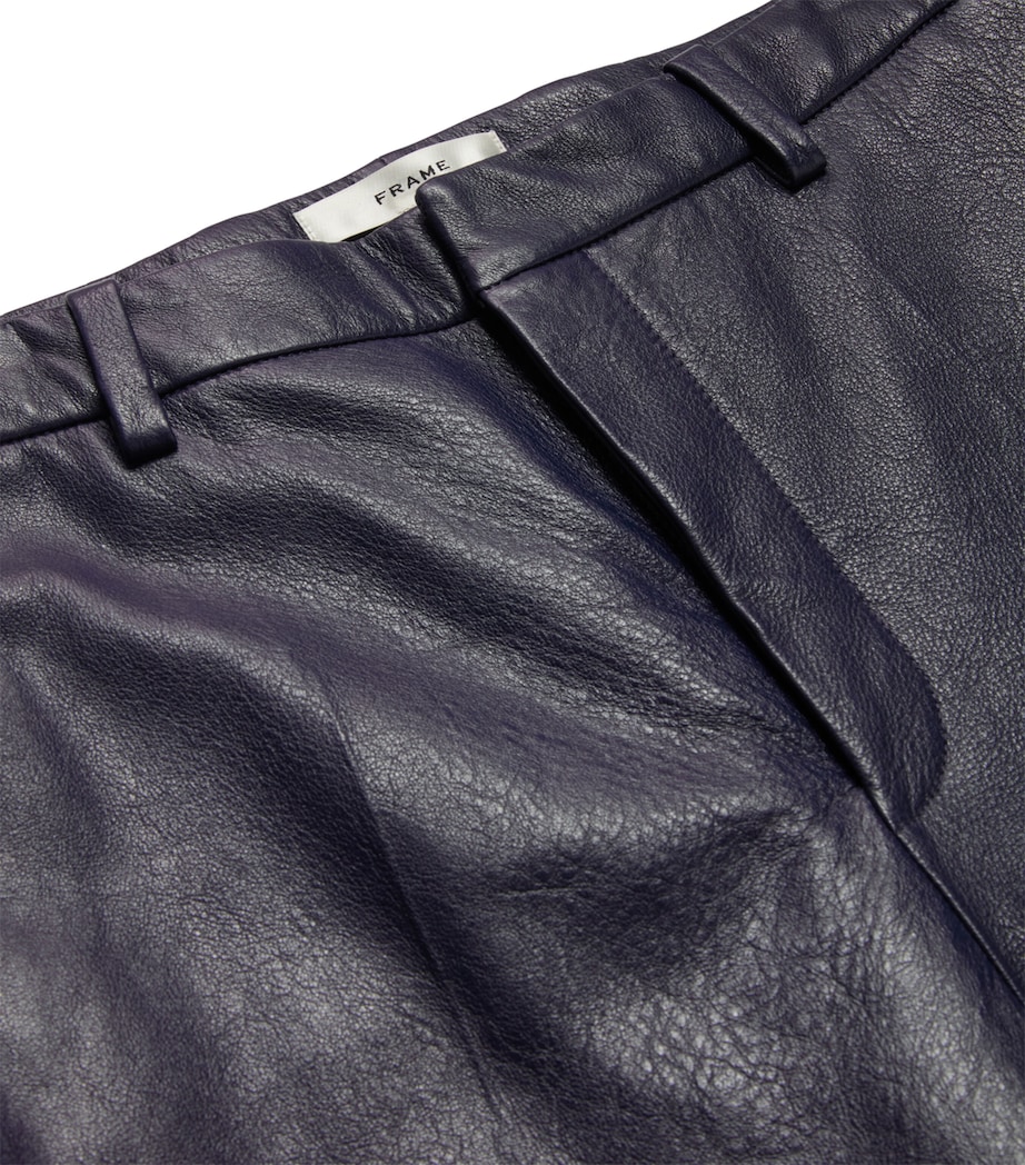 The Leather Trousers DARK INDIGO Image 2
