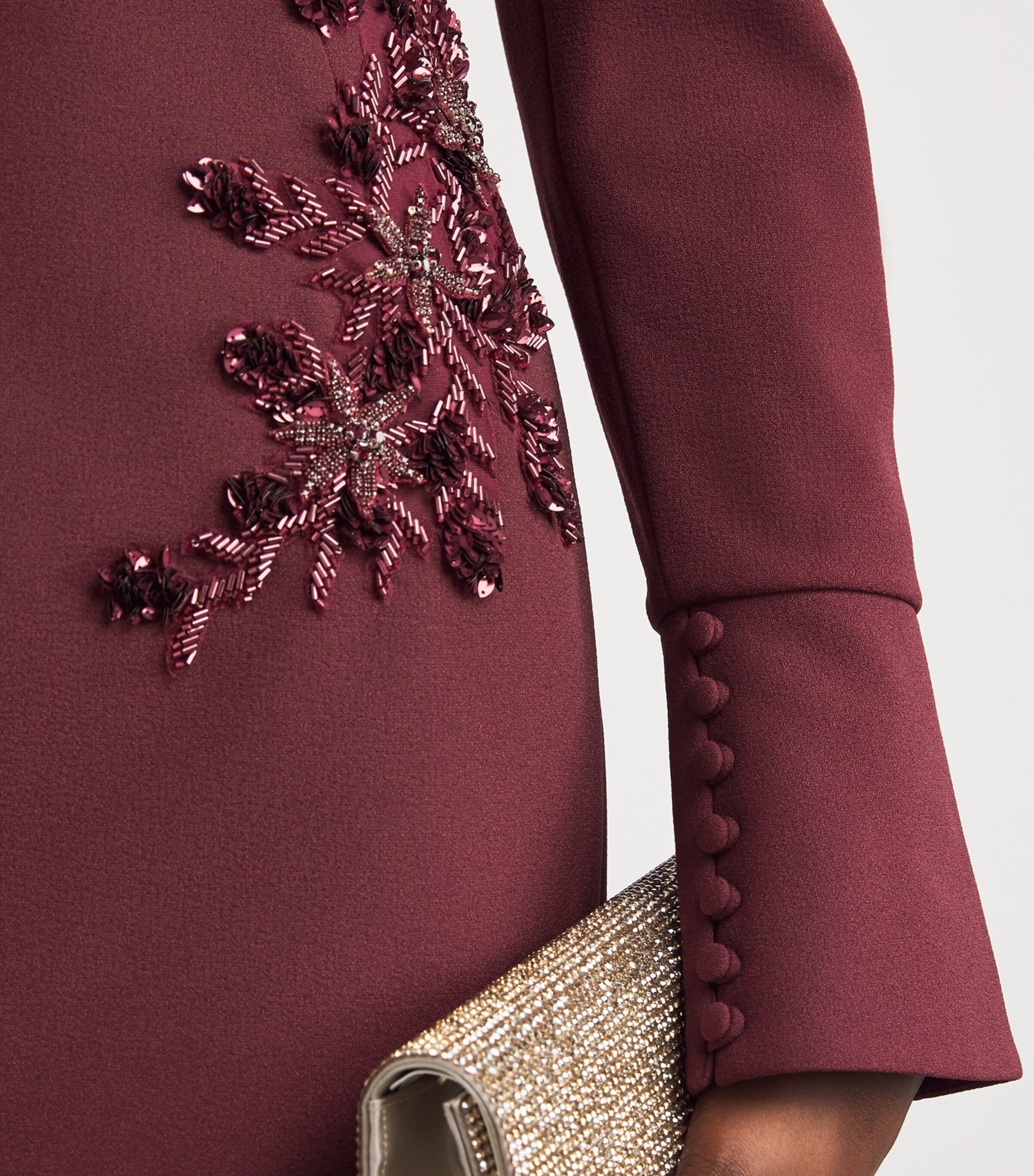 burgundy grad dress Burgundy Sequin Plus Size Prom Dresses Mermaid Feather Burgundy / US0