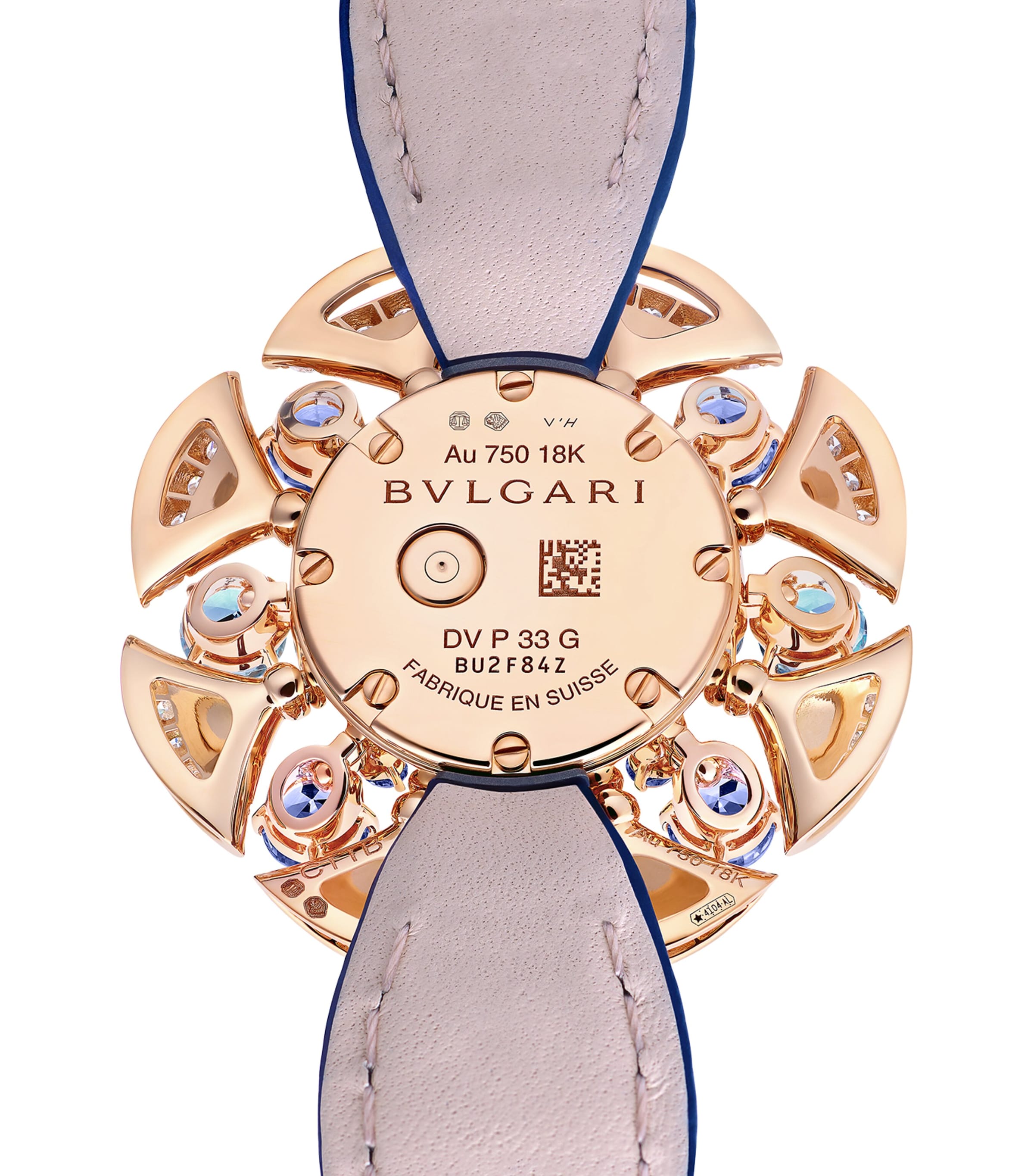 Rose Gold, Diamond, Topaz and Tanzanite Divas' Dream Watch 33mm MOTHER OF PEARL Image 3
