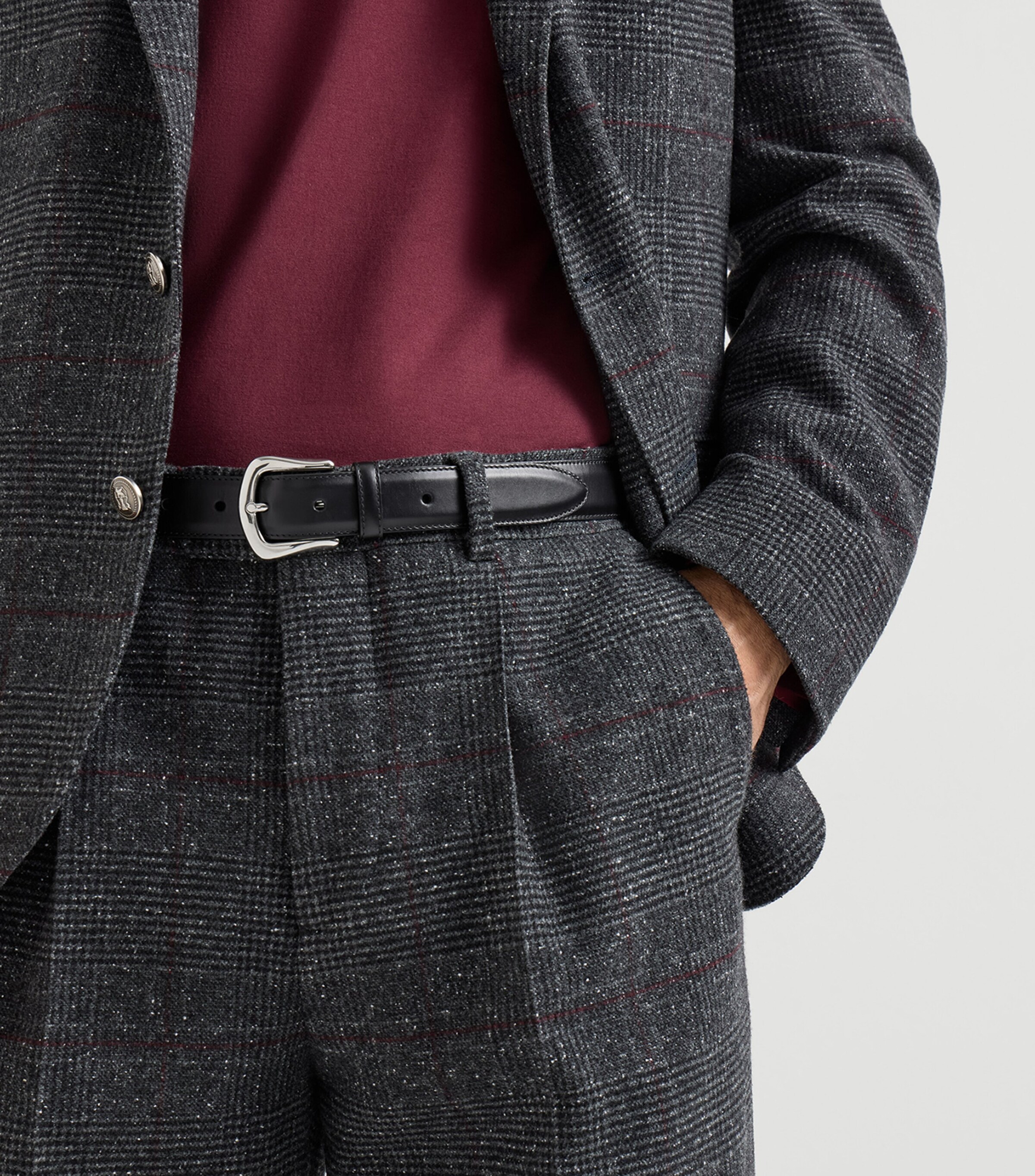 Brunello Cucinelli Leather Belt Image 2