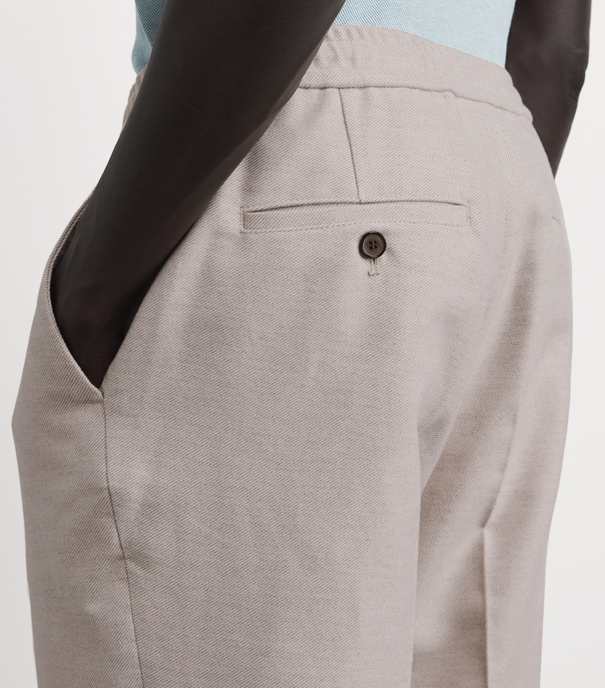 Cotton-Cashmere Chinos 629 BEIGE Image 6