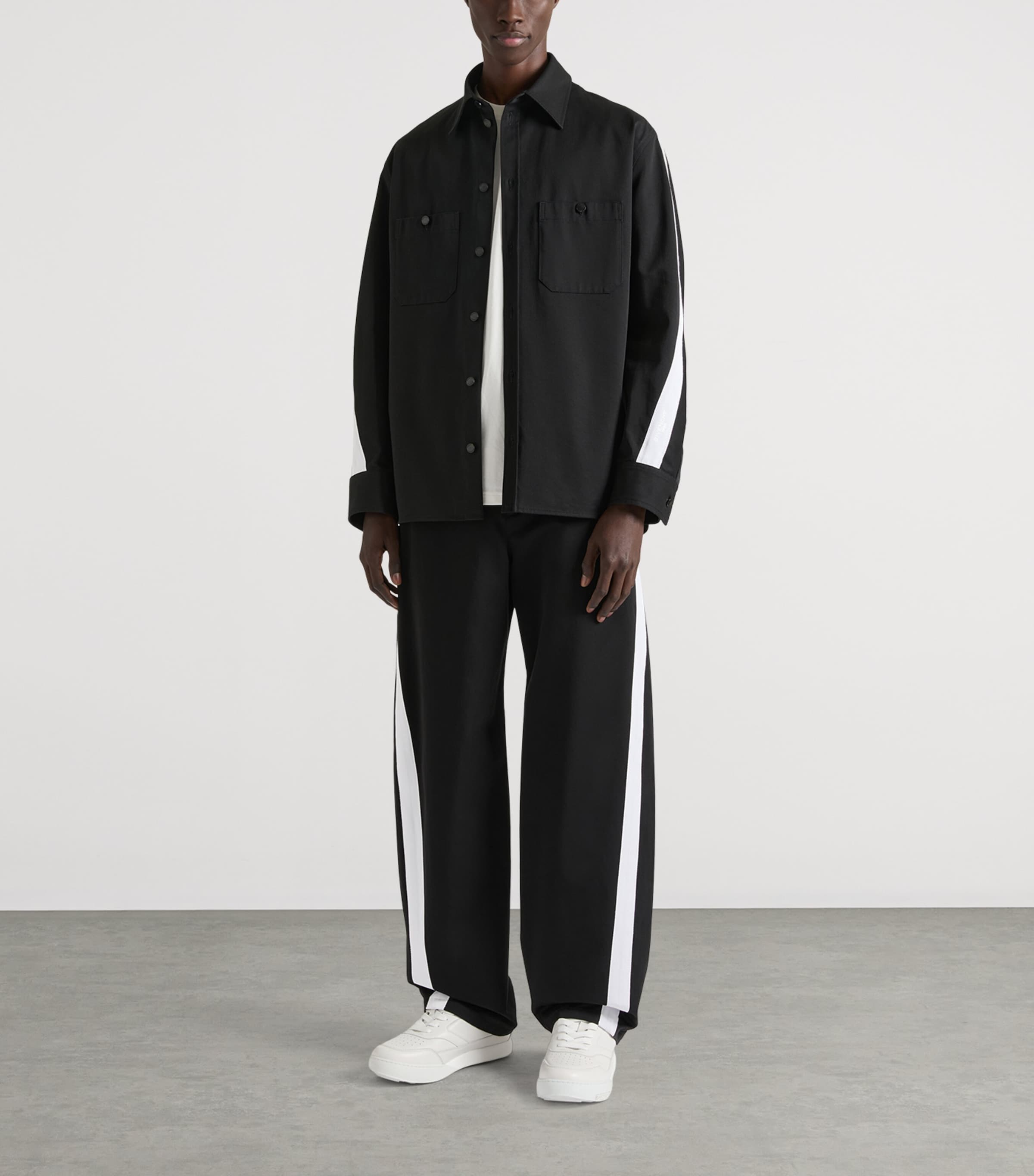 Givenchy Mens Cotton Track Trousers Image 2