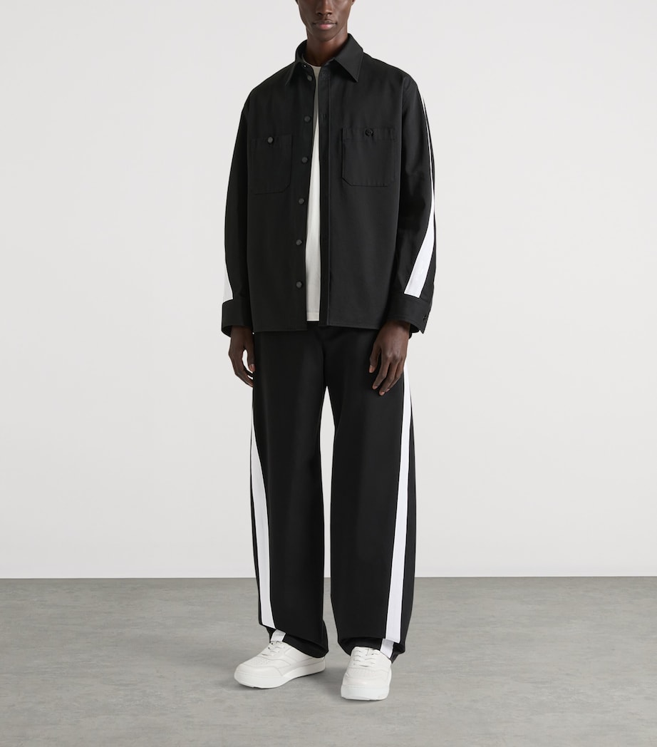 Givenchy Mens Cotton Track Trousers Image 2