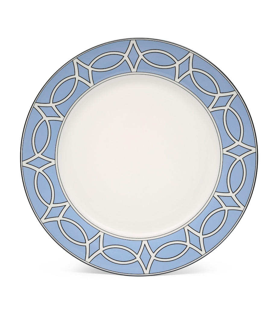 Set of 2 Loop Dinner Plates (26cm) BLUE Image 1