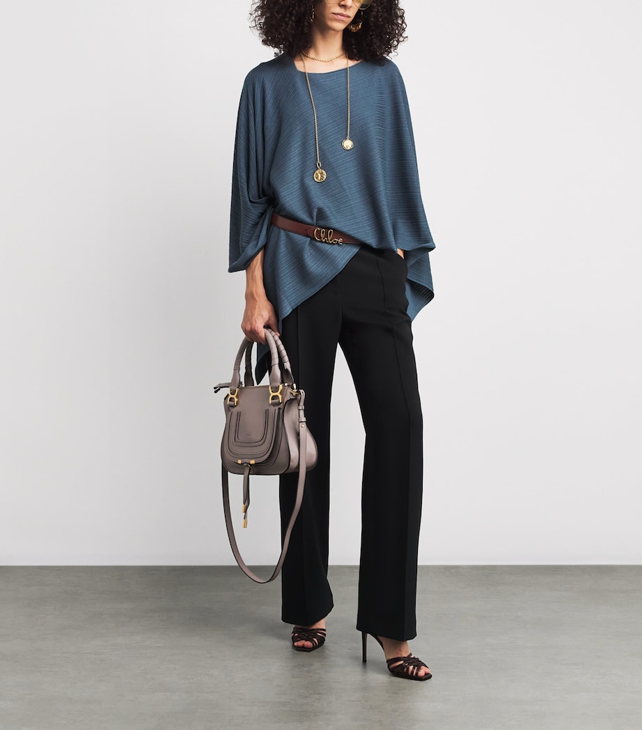 Calfskin Iconic Belt CRAFTY BROWN Image 3