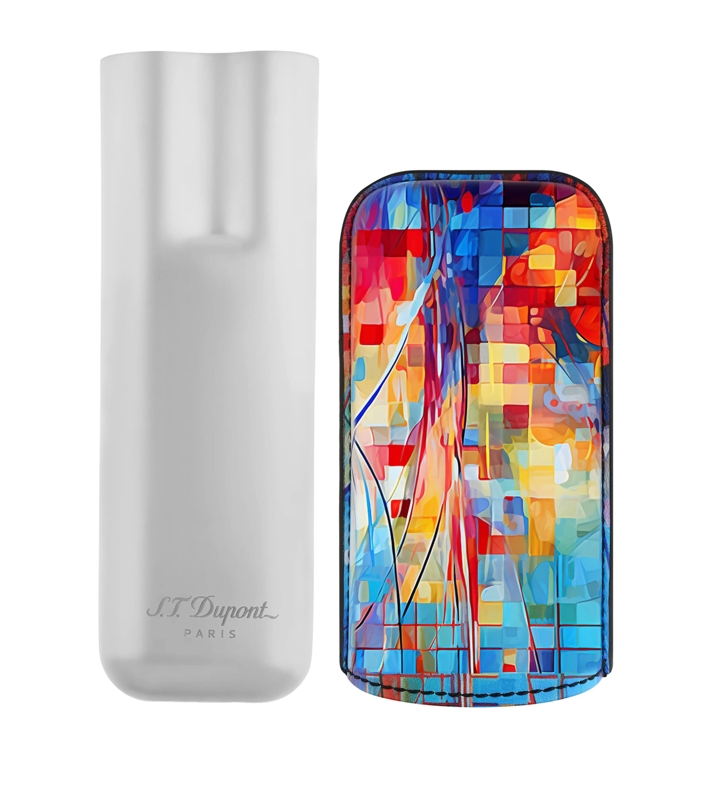 Leather Graff'ty 2-Cigar Case MULTICOLOURED Image 3