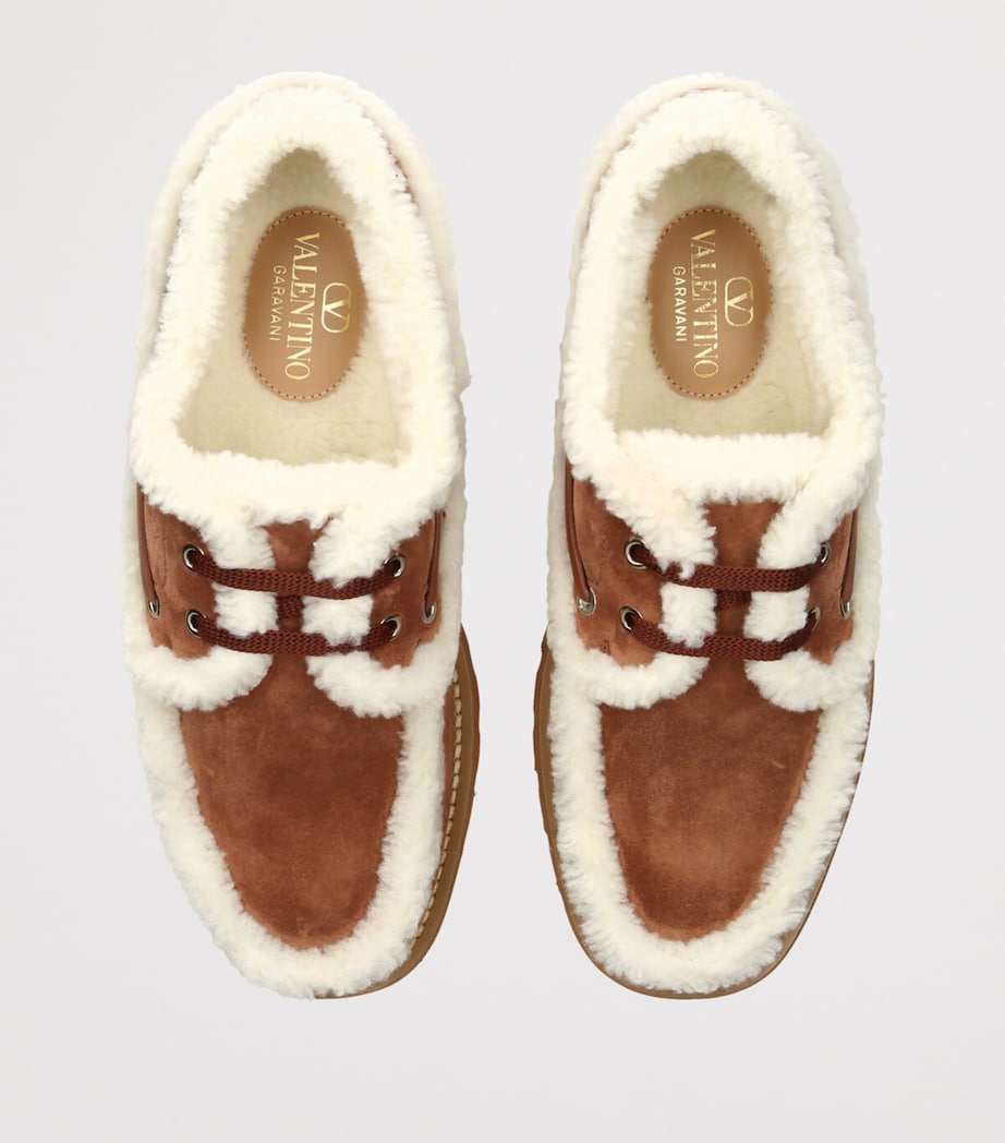 Suede Palm Avenue Boat Shoes BROWN/OTH Image 4