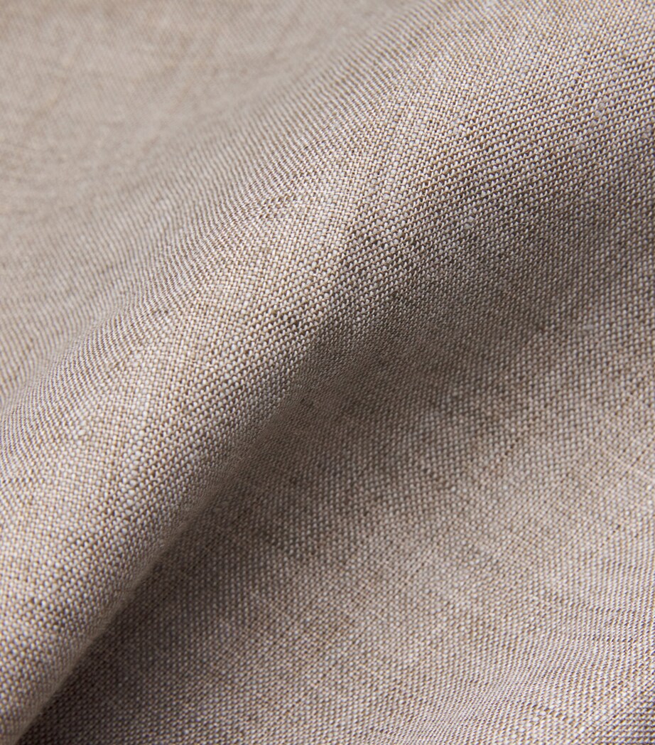 Linen Drawstring Trousers SMOKE GREY Image 5