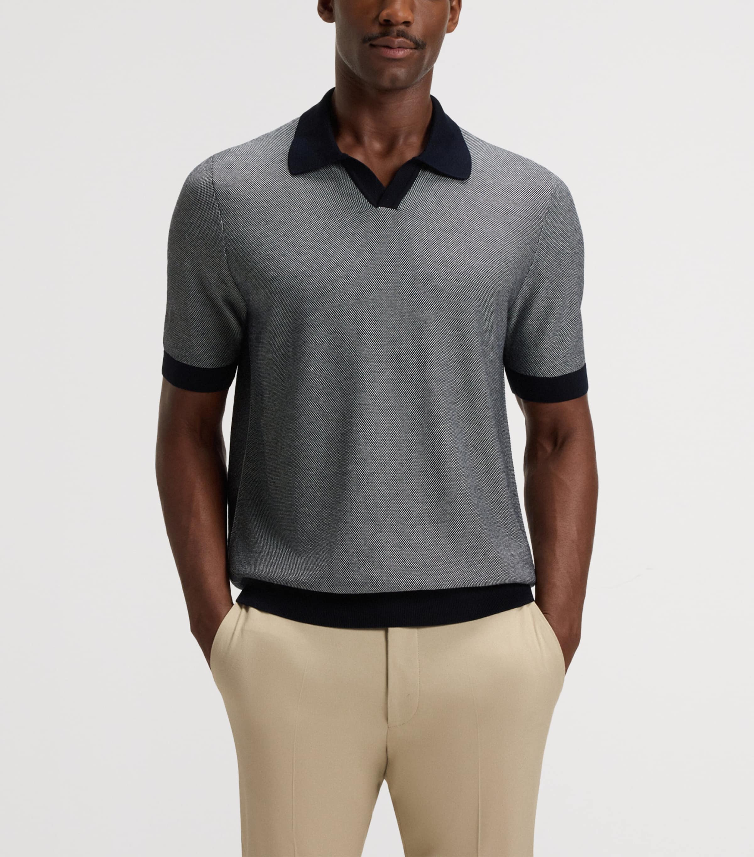 Cotton-Silk Polo Shirt 404 Image 5