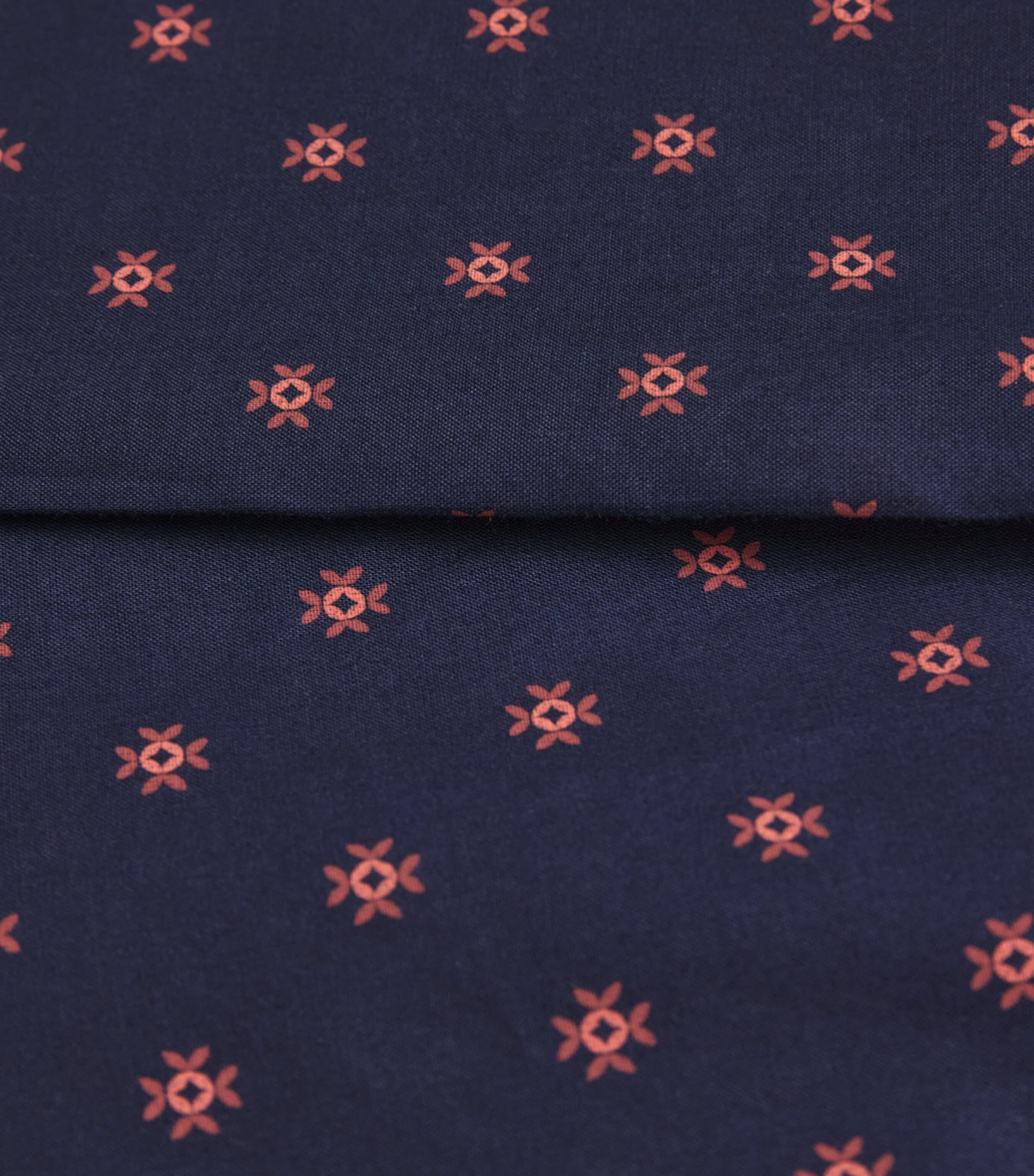 Derek Rose Mens Cotton Nelson Lounge Trousers Nav Image 6