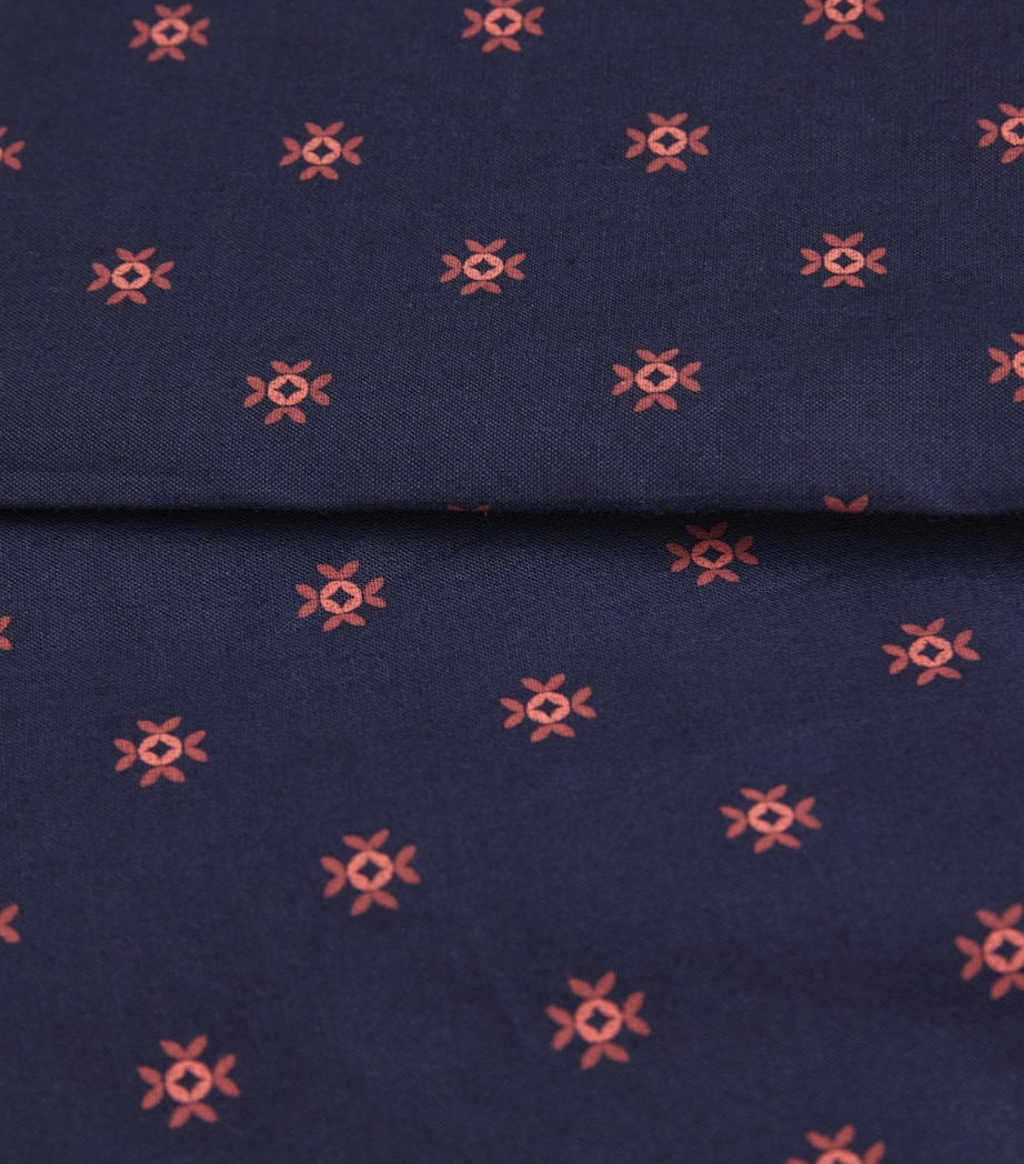 Derek Rose Mens Cotton Nelson Lounge Trousers Nav Image 6