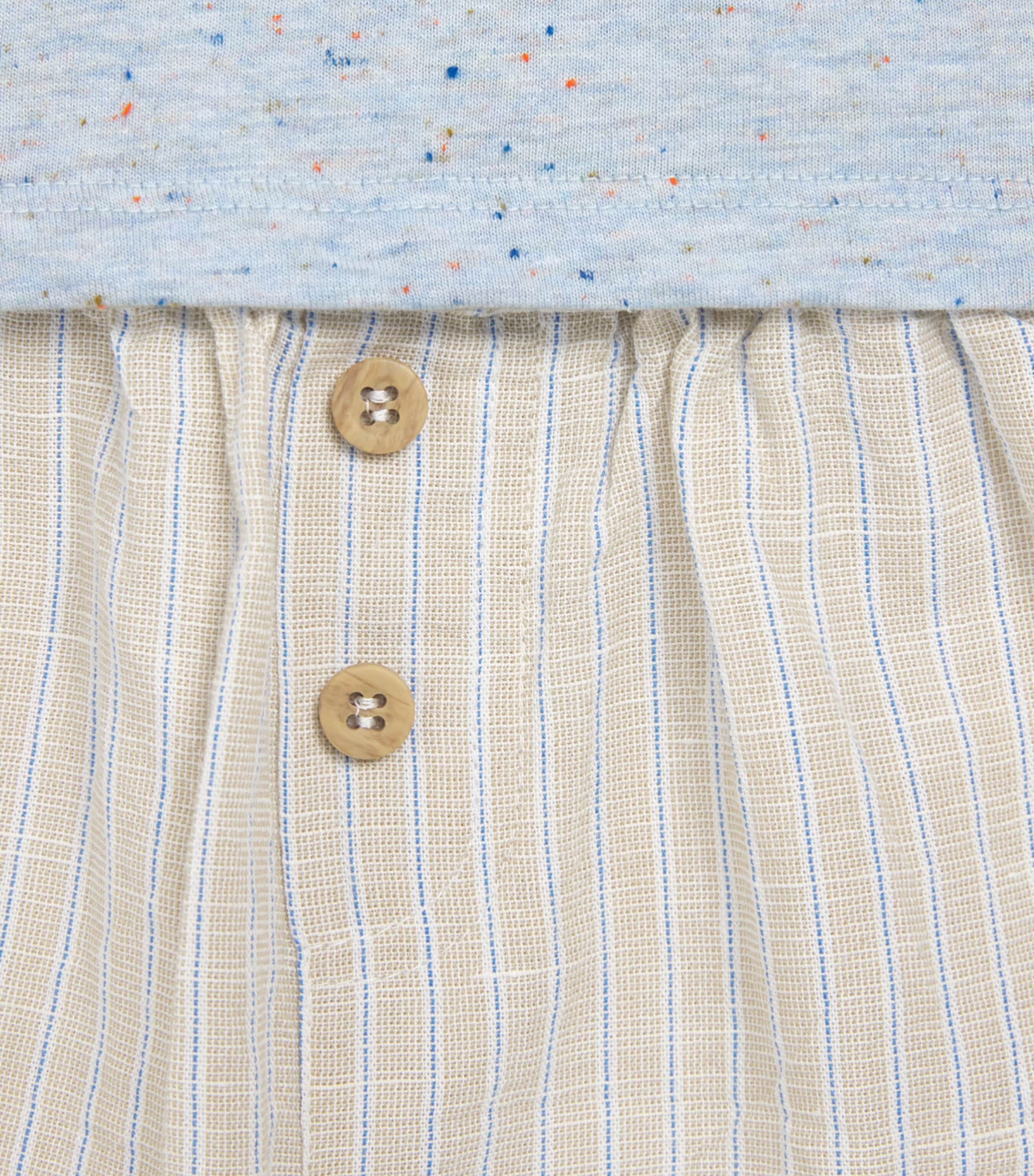 Purebaby Organic Cotton-Linen T-Shirt and Shorts Set (0-12 Months) Tacst Image 4