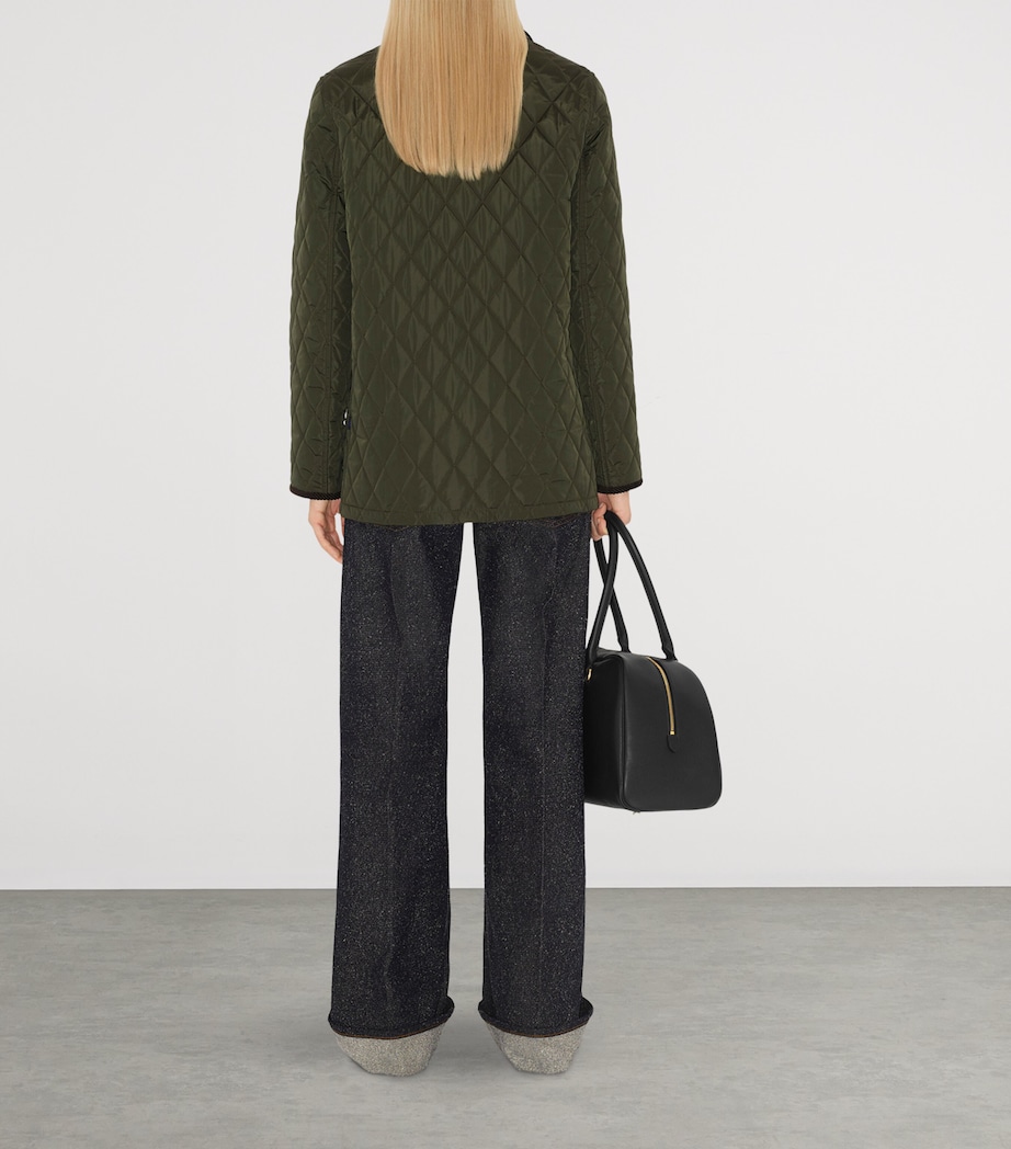 Quilted Barn Jacket SHALE/BRUSH IP CHECK Image 4