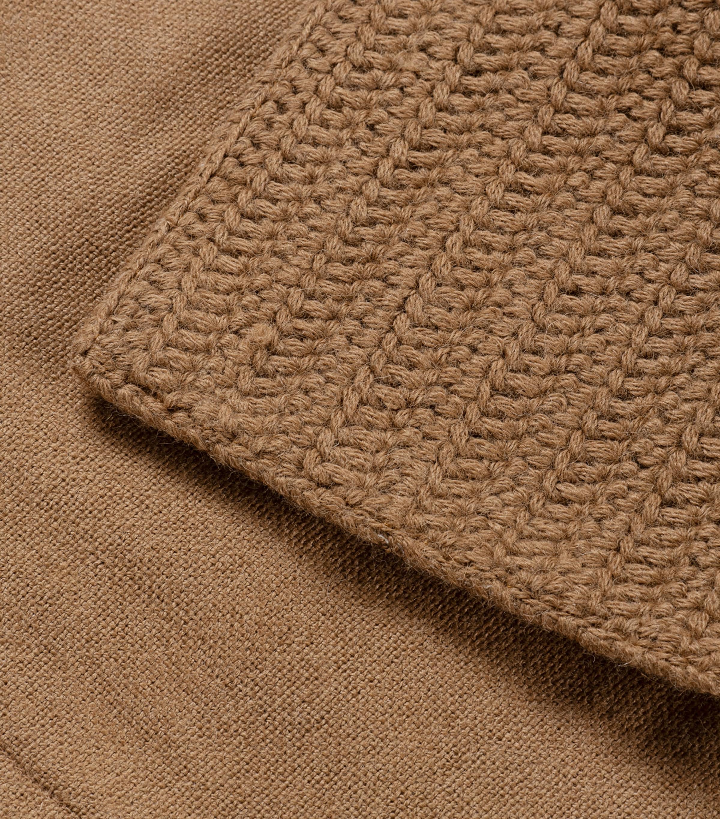 Wool Alpaca Texture Cushion Case (40cm x 60cm) ALMOND Image 3