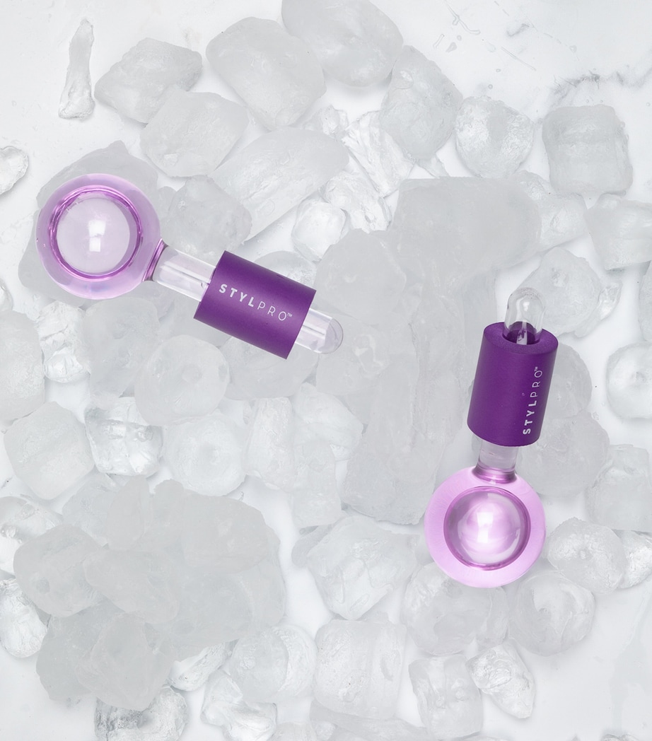 Set of 2 STYLPRO Facial Ice Globes NO COLOUR Image 2