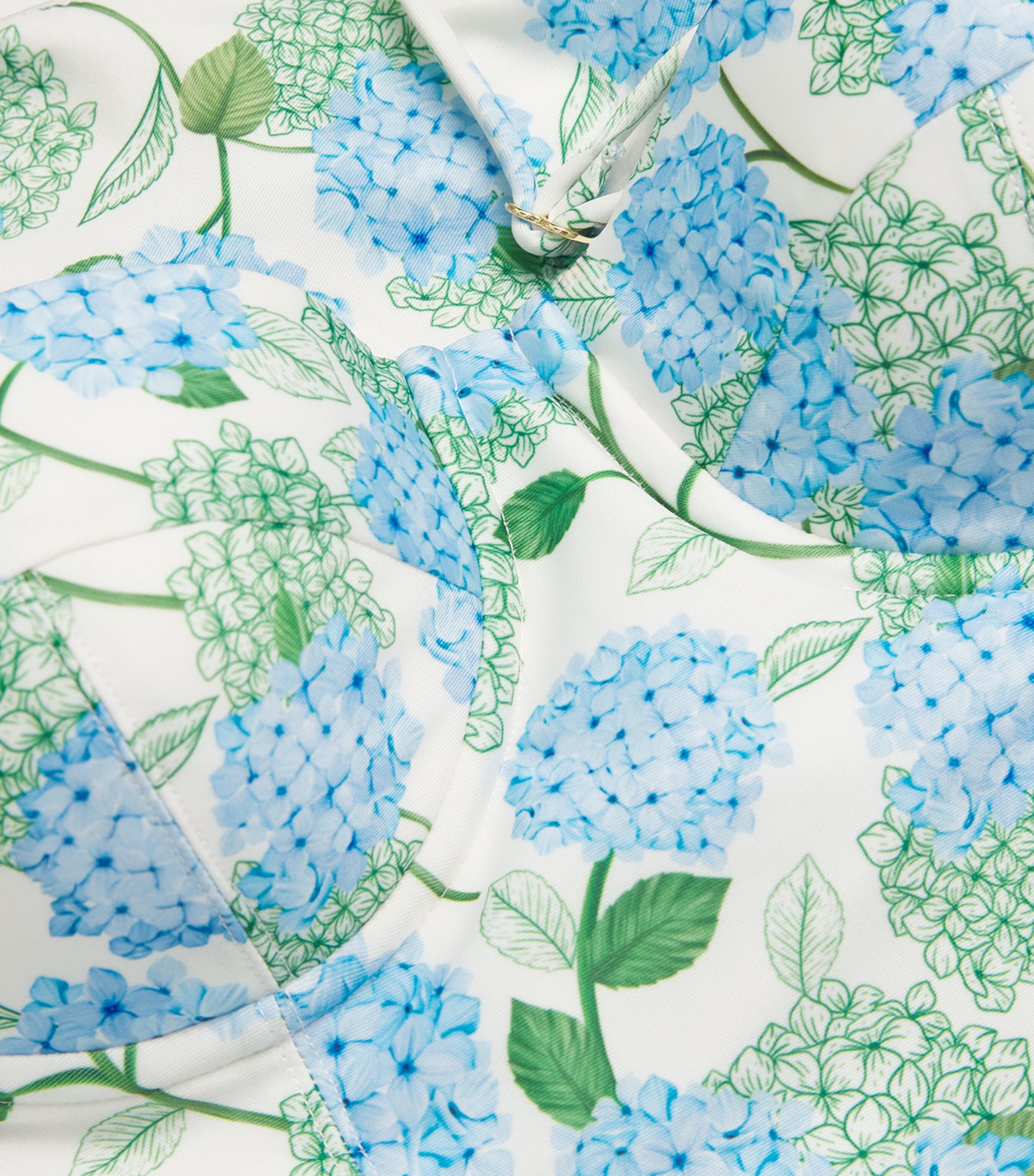 Verandah Womens Hydrangea Swimsuit Iv & Blue Hydr Sml Image 5