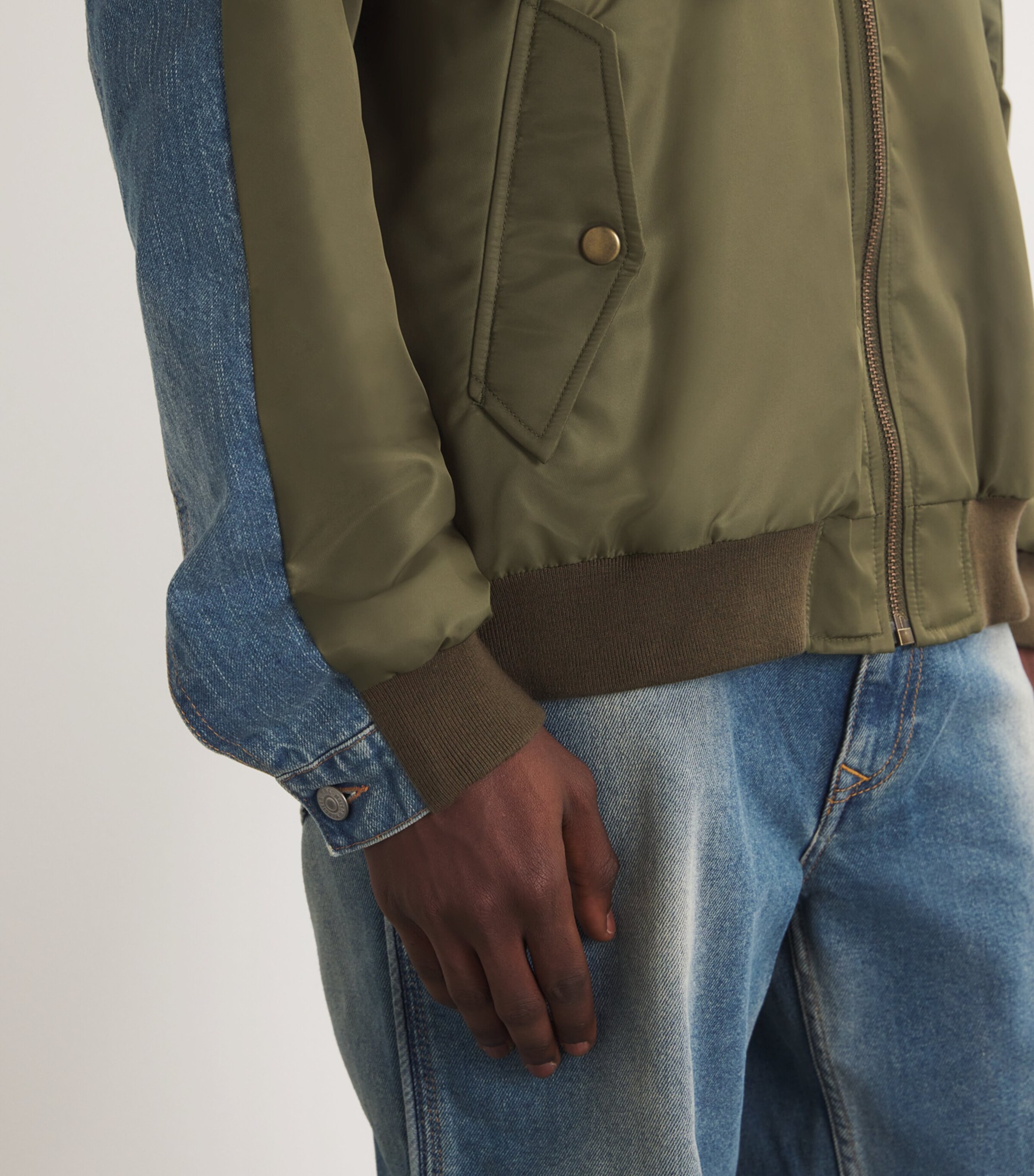 MM6 Maison Margiela Nylon Bomber Jacket | Harrods US