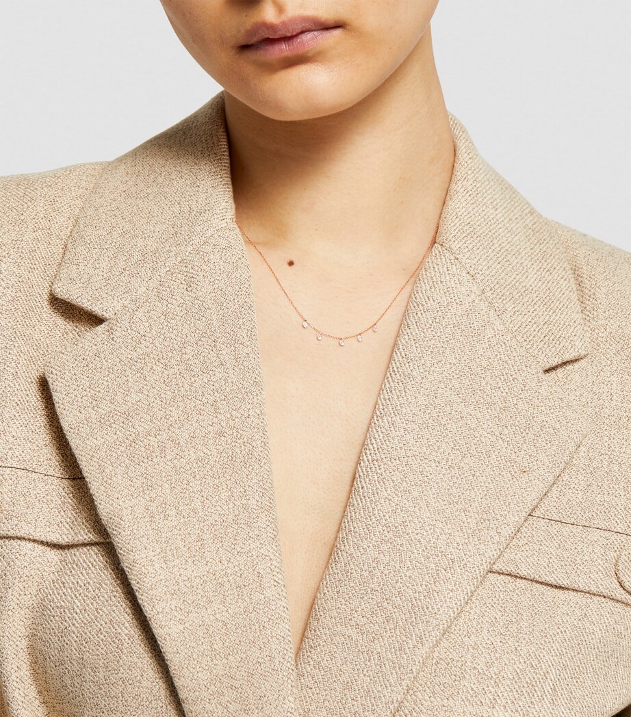 Persée Rose Gold and Diamond Danaé Necklace Rose Gold Image 3