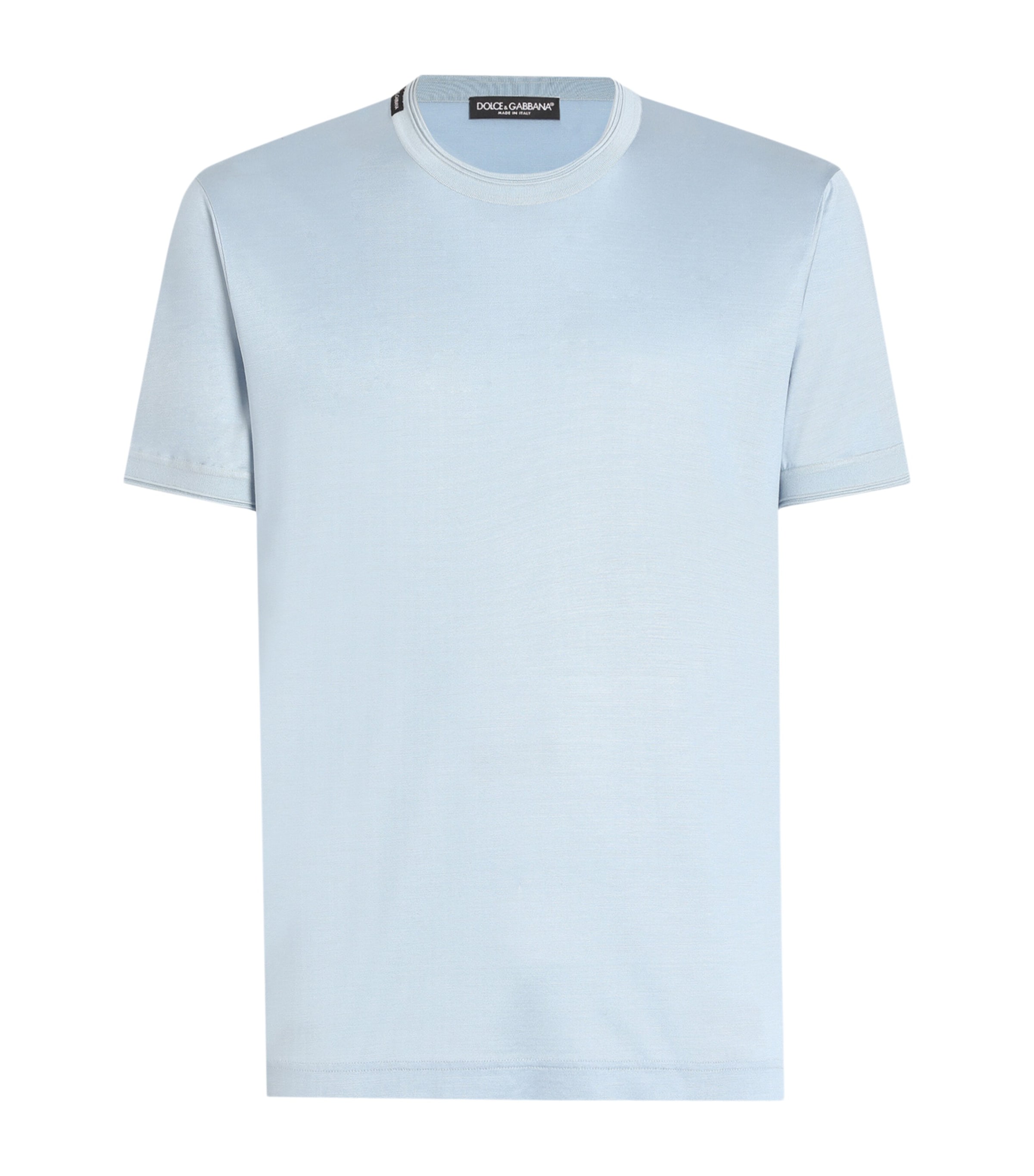 Silk T-Shirt B3784-SKY BLUE Image 1