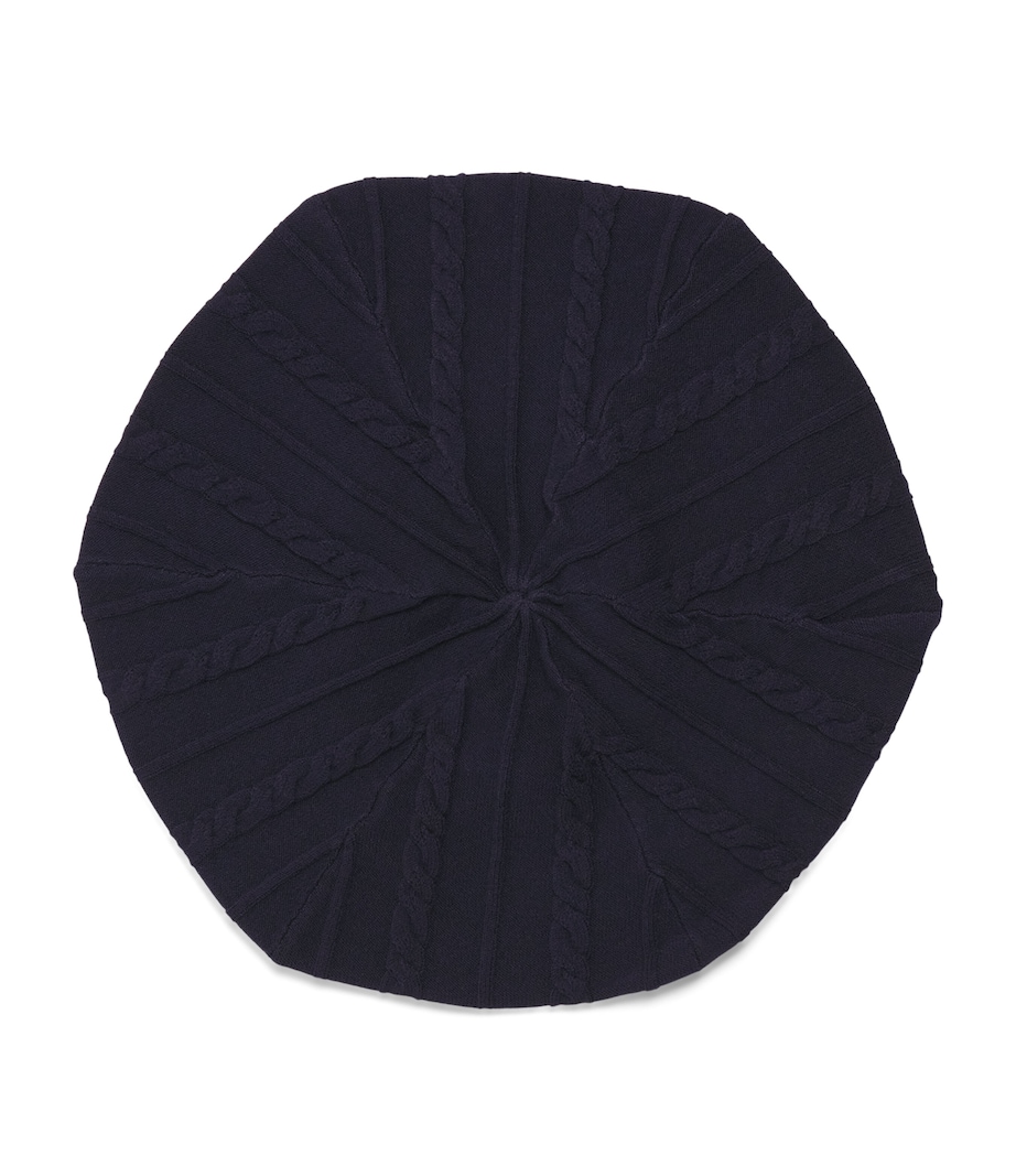 Emporio Armani Kids Cable-Knit Beanie Ic Blu Nvy Ea Image 1