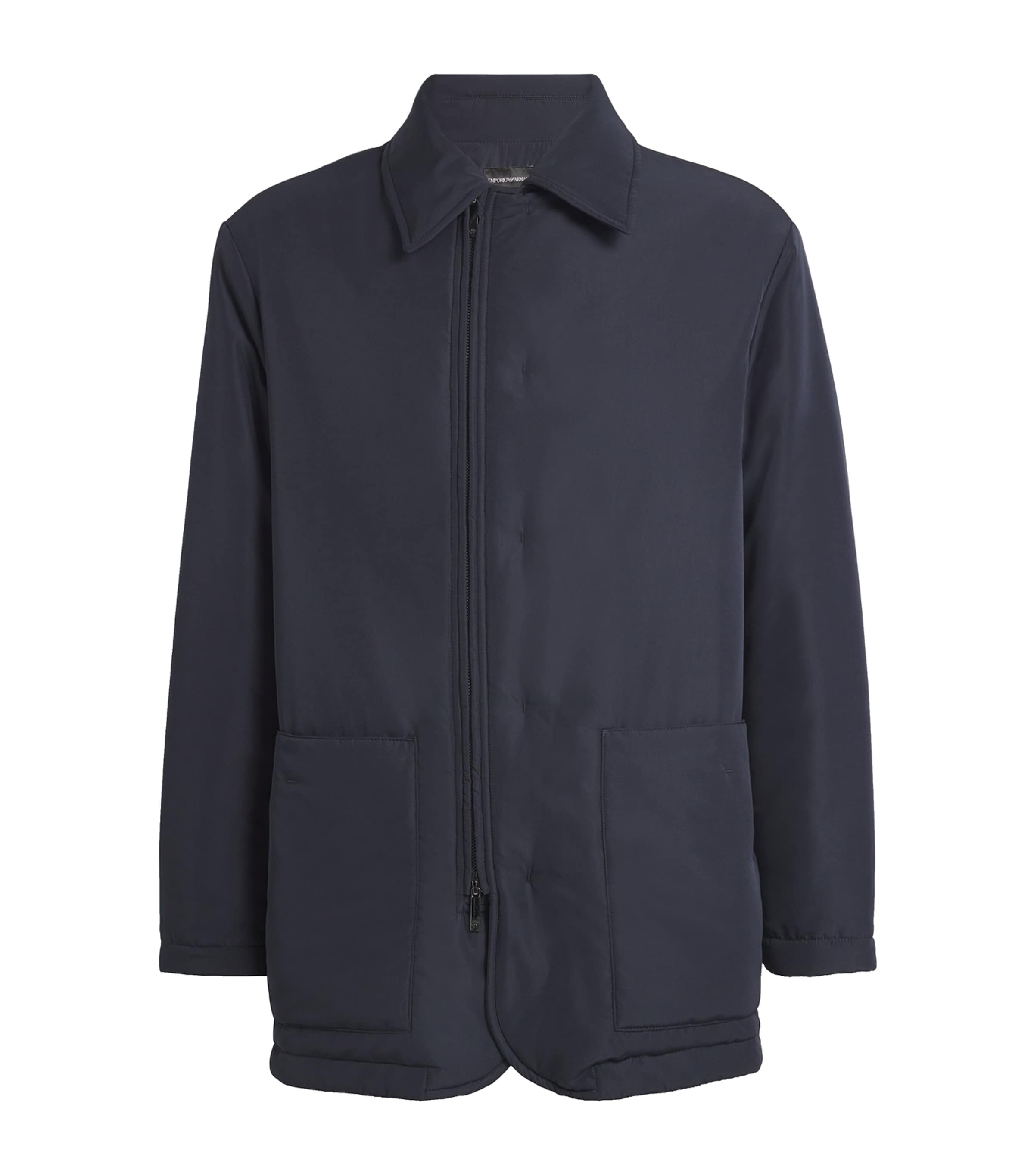 EMPORIO ARMANI WATER-REPELLENT CABAN JACKET 