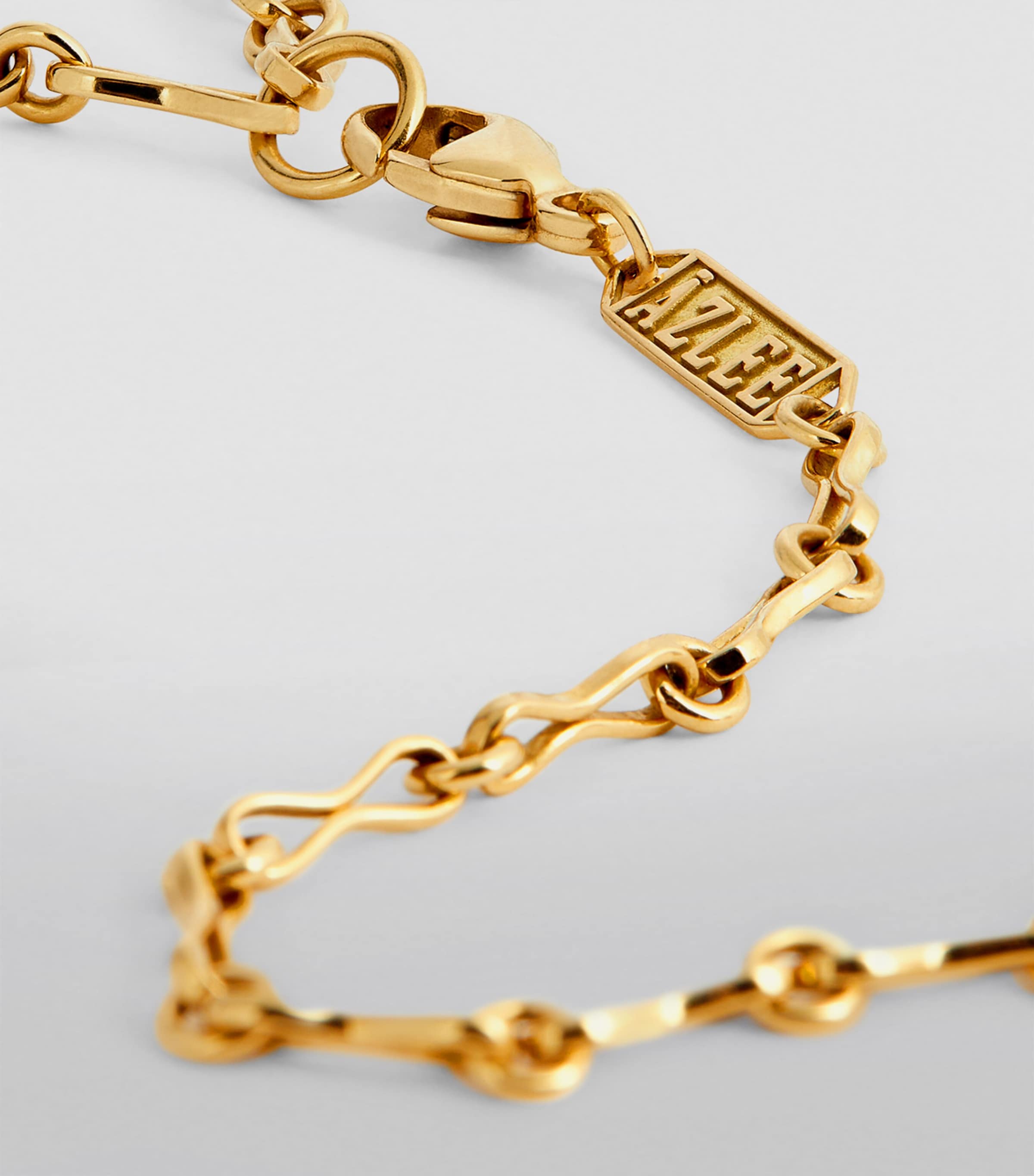 Small Yellow Gold Circle Link Chain Necklace YELLOW GOLD Image 5