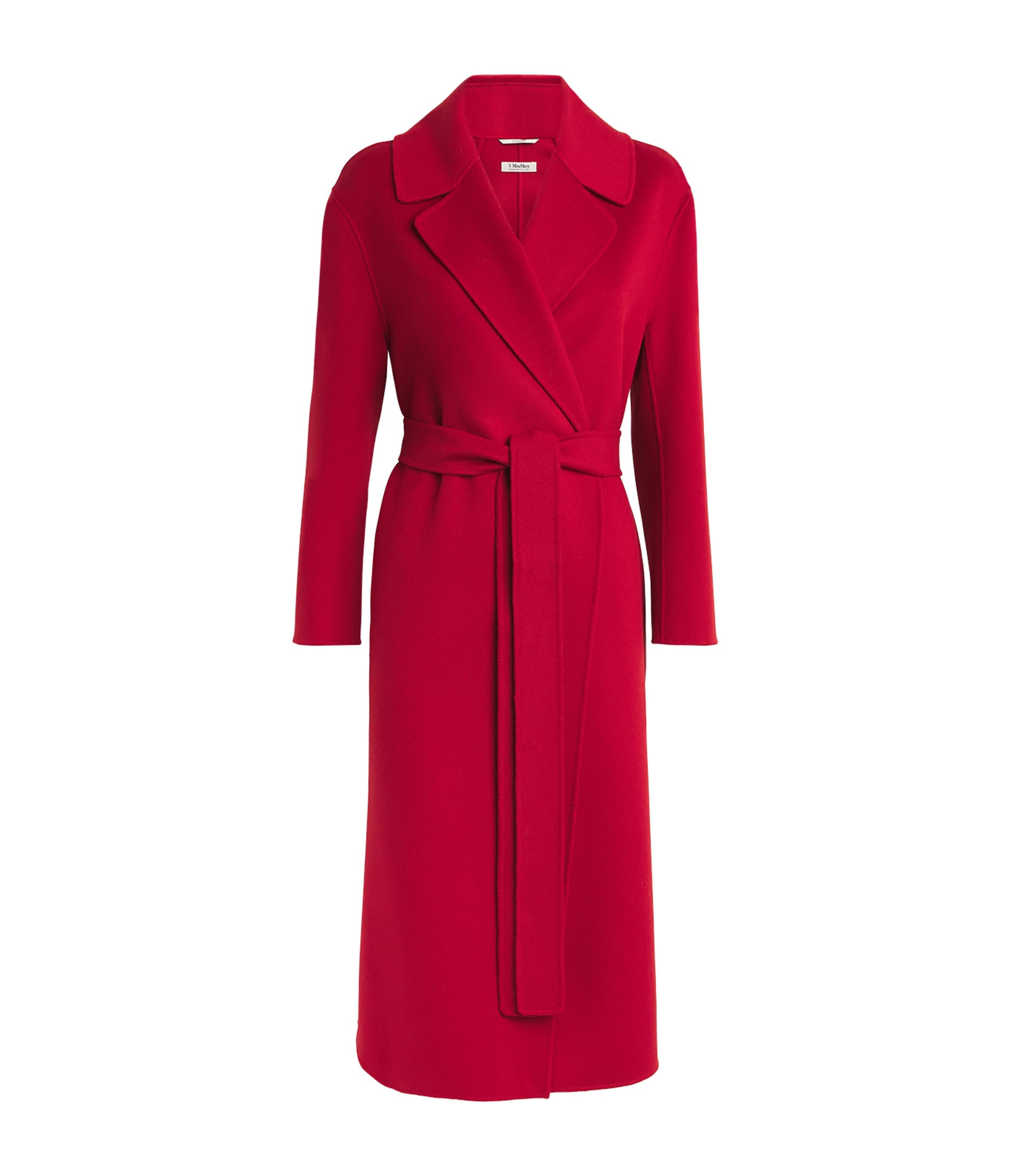 MAX MARA VIRGIN WOOL WRAP COAT