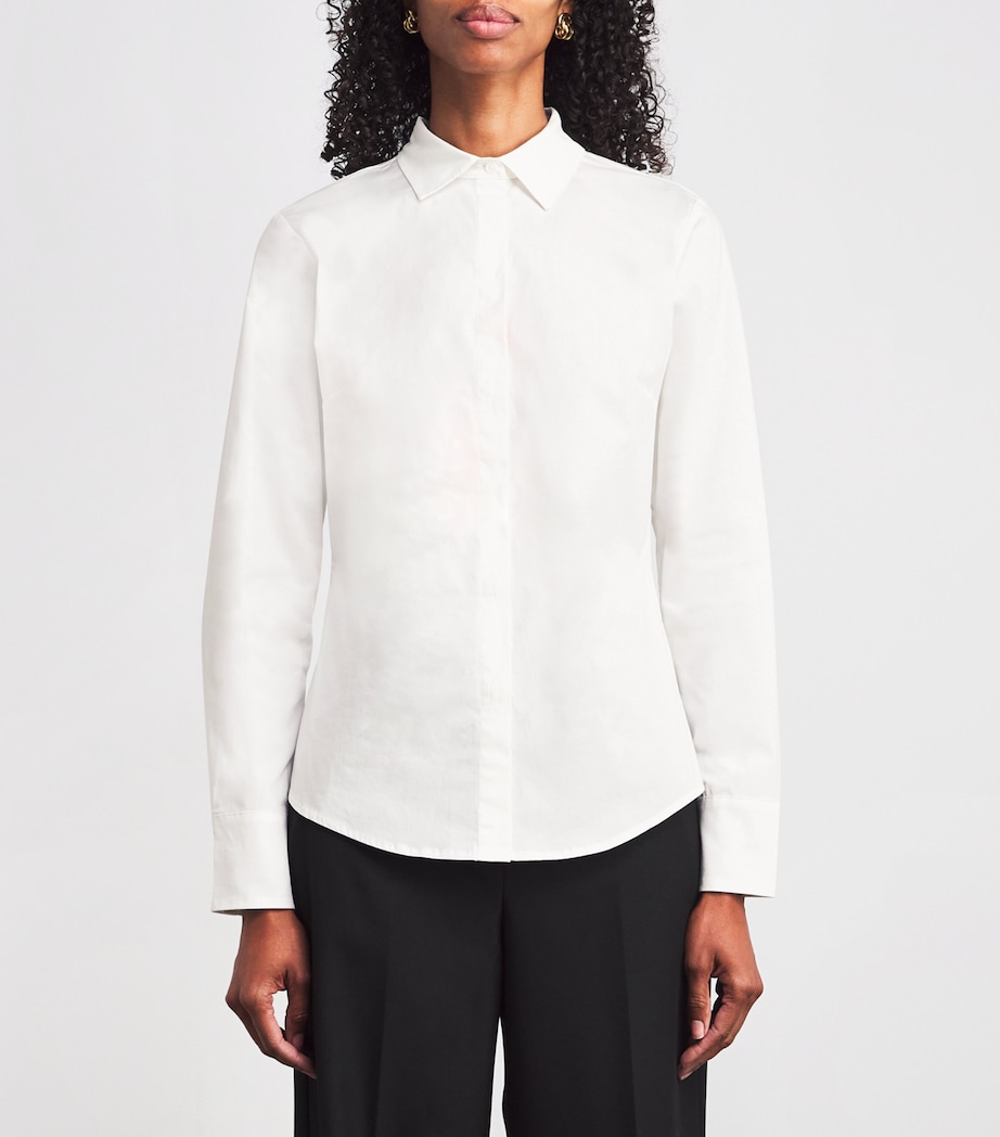 Stretch-Cotton Shirt OPTICAL WHITE Image 3