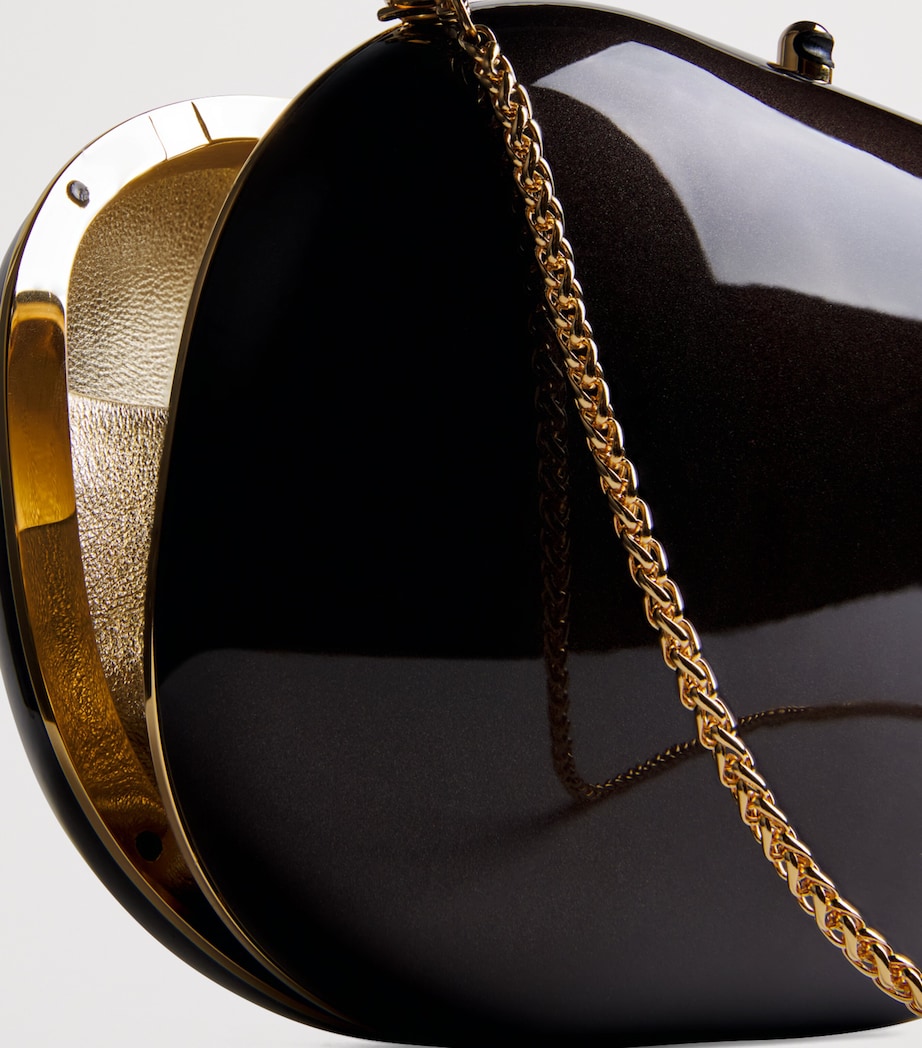 Elina Clutch Bag DEEP BROWN Image 6