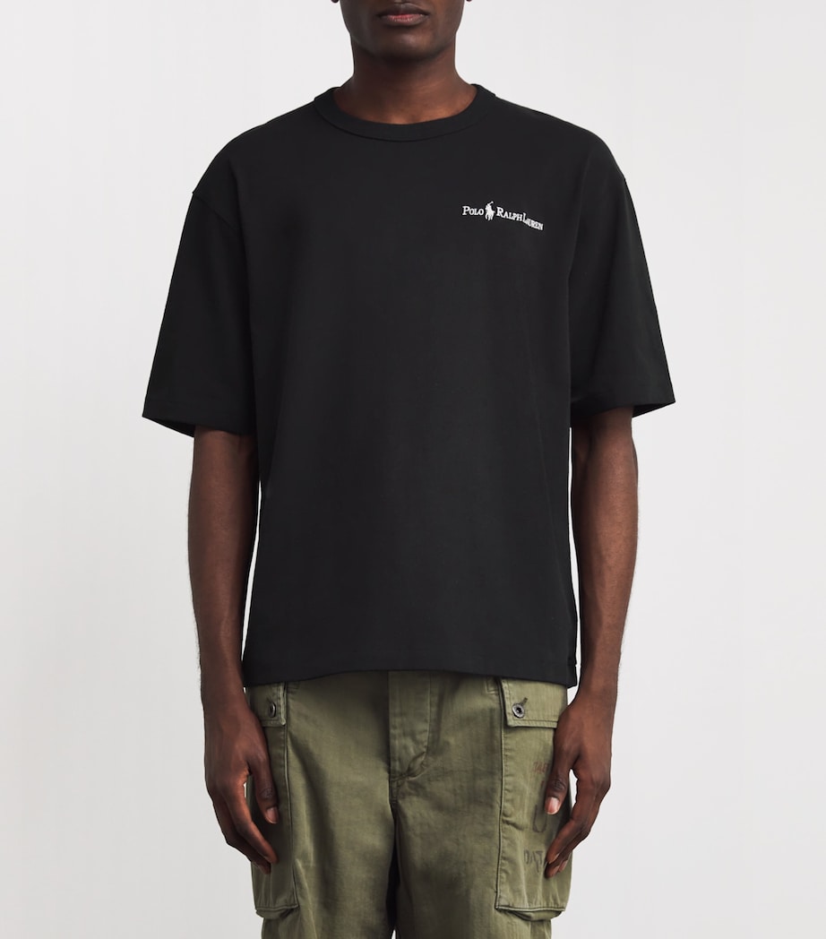 Cotton Relaxed-Fit T-Shirt BLACK Image 3