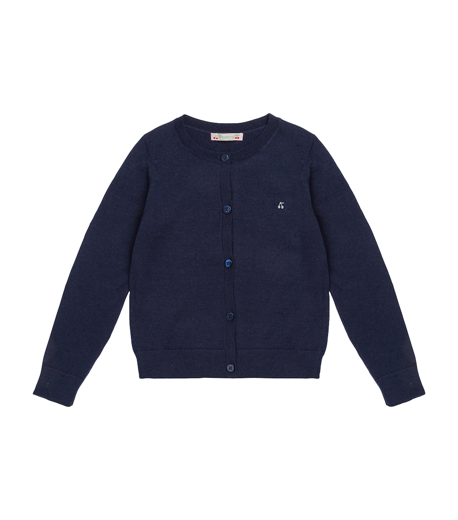 Wool Embroidered Cardigan (4-8 Years) UPB MARINE Image 1
