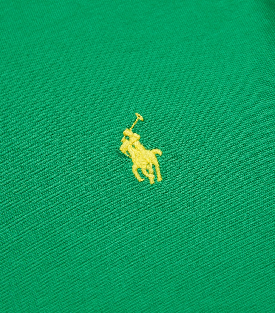 Cotton Polo Pony T-Shirt (2-7 Years) GREEN Image 3