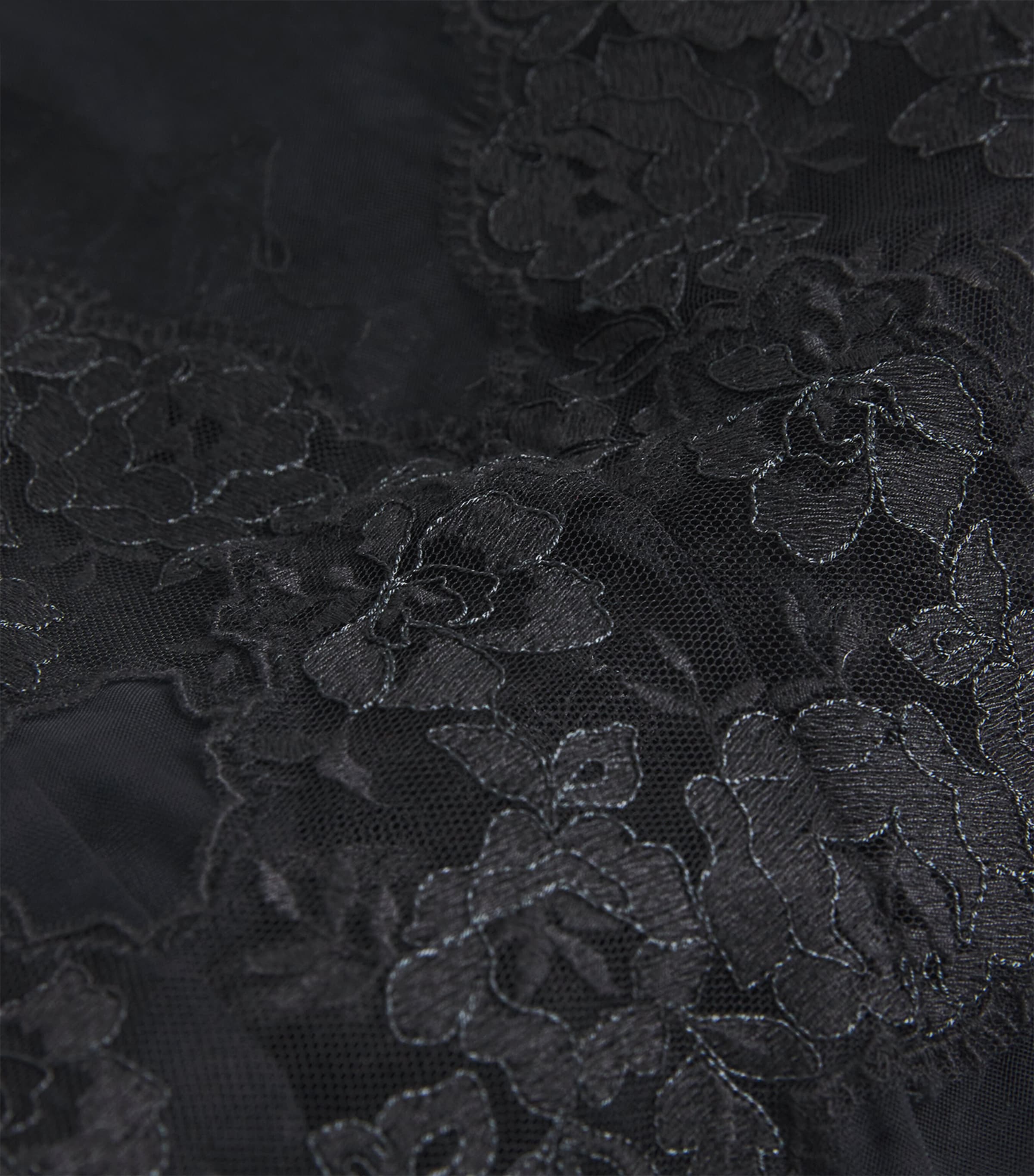 Lace Maxi Slip Dress ONYX Image 4