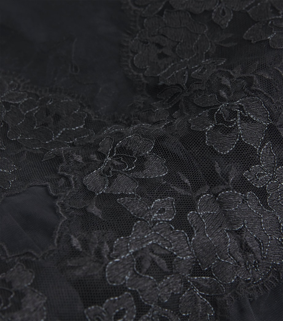 Lace Maxi Slip Dress ONYX Image 4