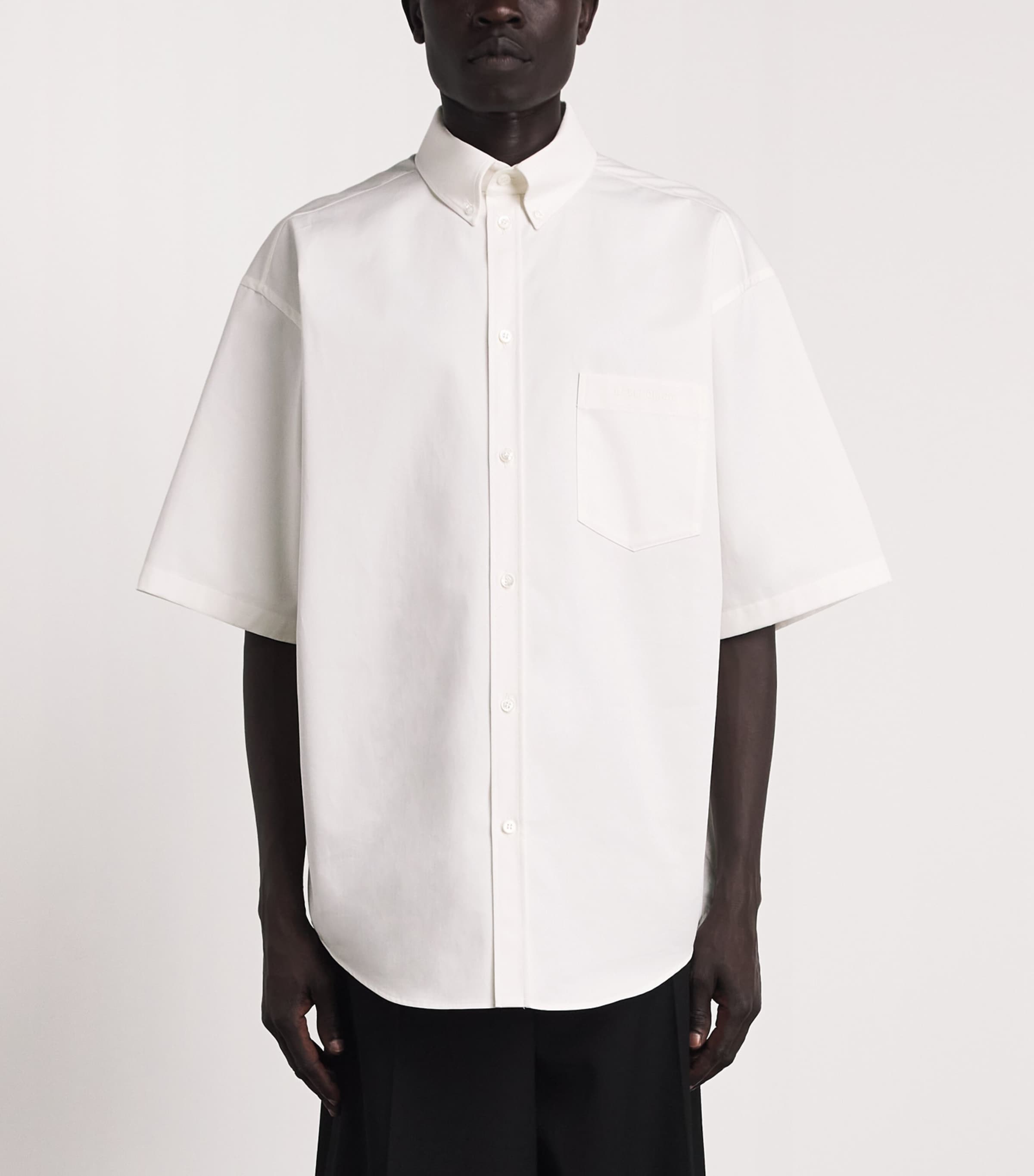 Balenciaga Mens Cotton Security Tape Shirt Image 4