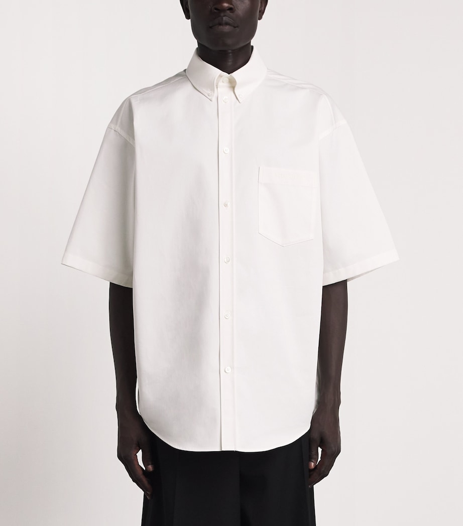 Balenciaga Mens Cotton Security Tape Shirt Image 4