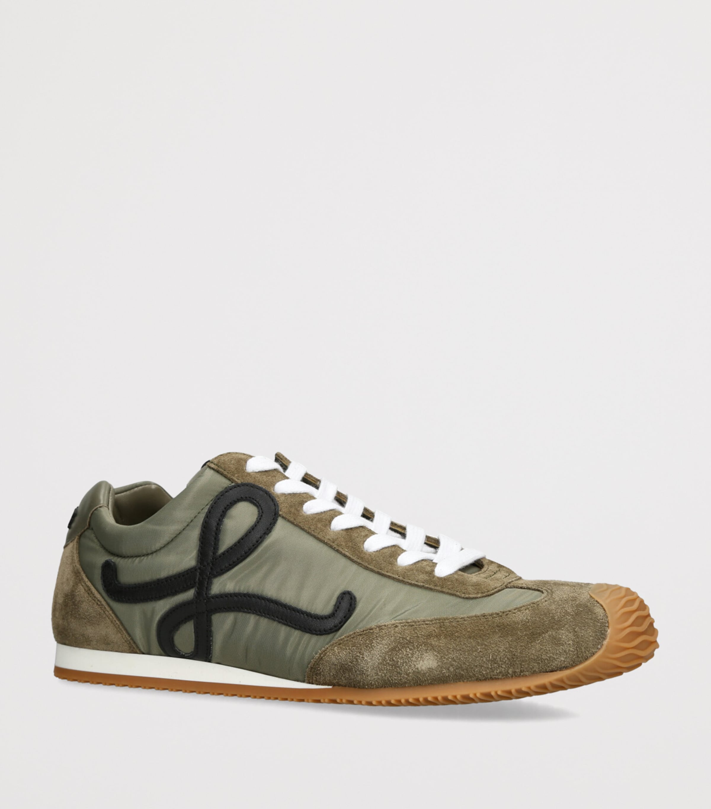 LOEWE Mens Ballet Runner 2.0 Sneakers Khaki Image 3
