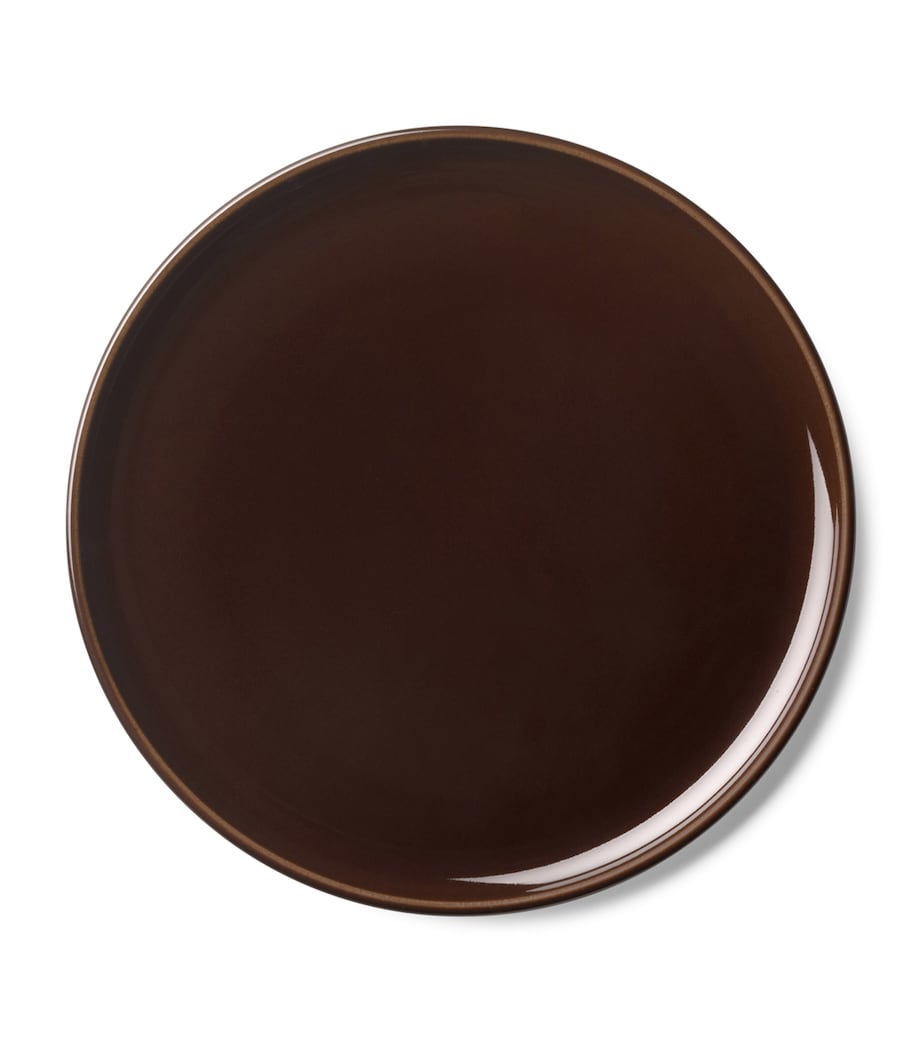 Set of 2 Porcelain Collective Starter Plates (20cm) MOCHA Image 1