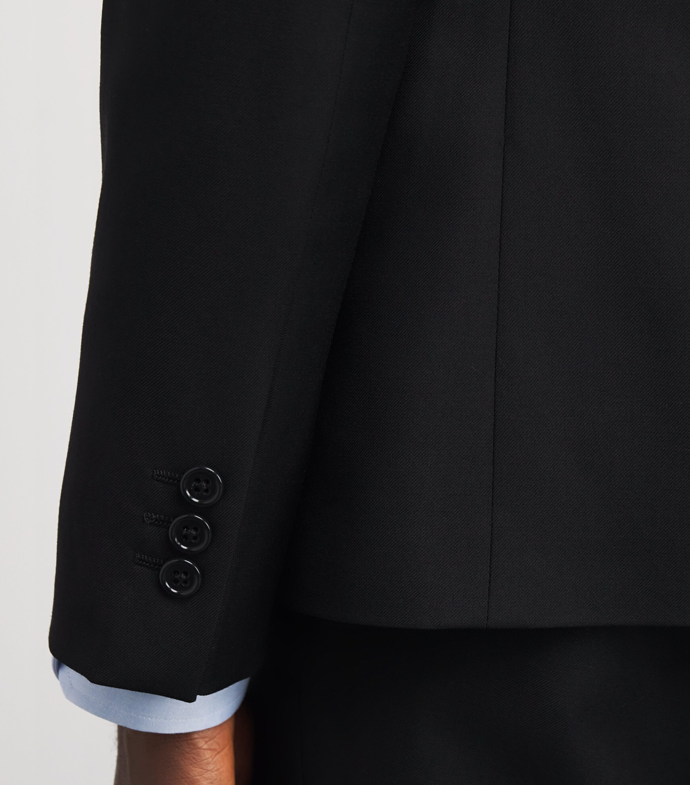 Emporio Armani Mens Wool Single-Breasted Blazer Image 6
