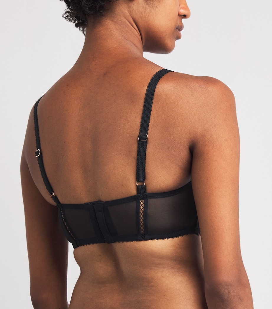 Lace Précieuse Half-Cup Bra 015 NOIR Image 3