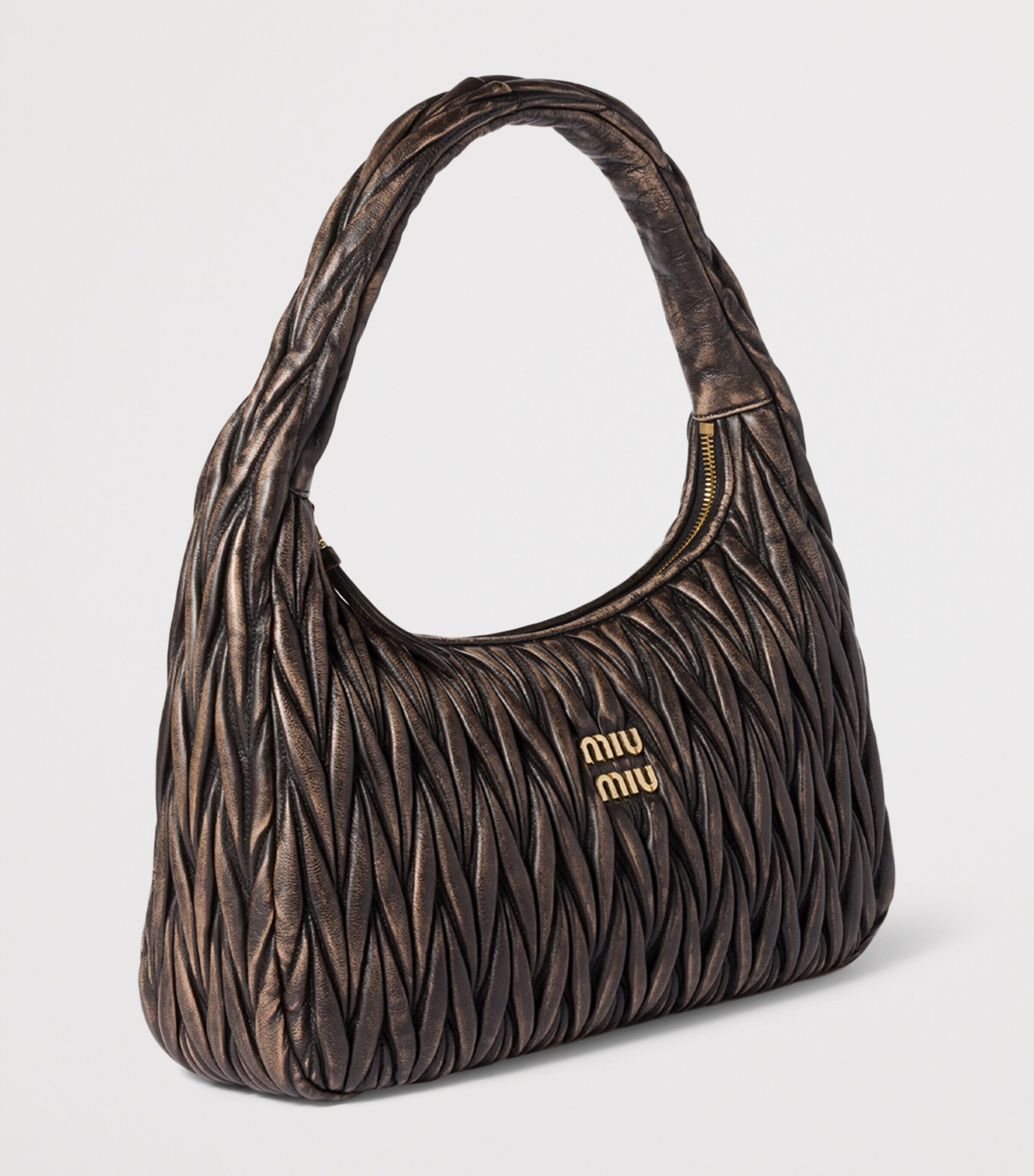 Matelassé Calfskin Wander Shoulder Bag F0201 Image 3