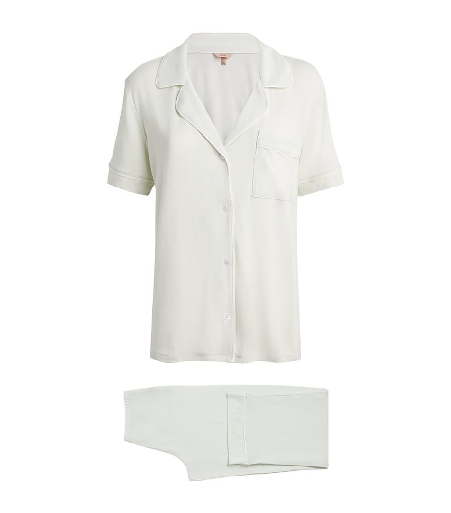 Eberjey Womens Gisele Pyjama Set Sfiv Seafoam/iv Image 1