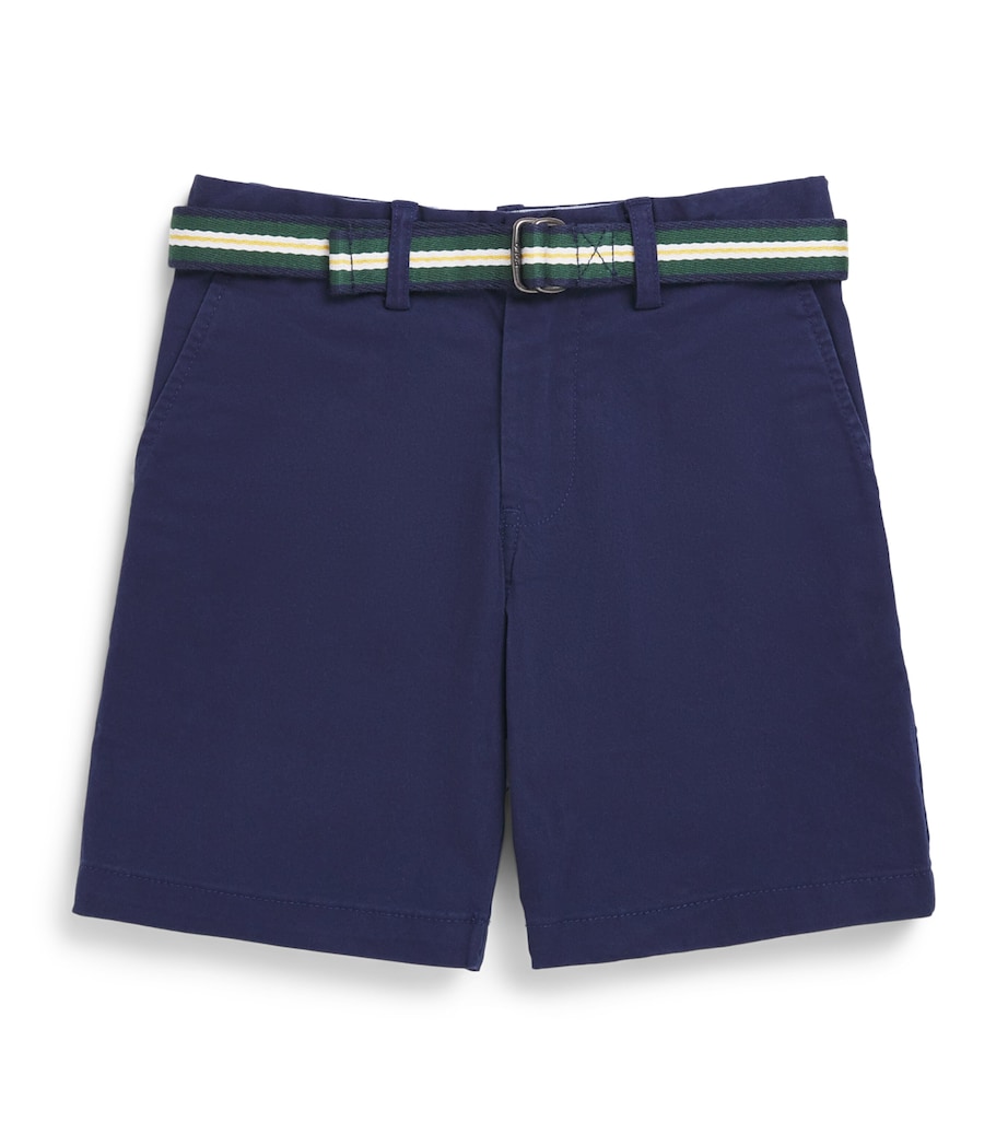 Ralph Lauren Kids Cotton Bedford Shorts (7-14 Years) Newport Navy Image 1